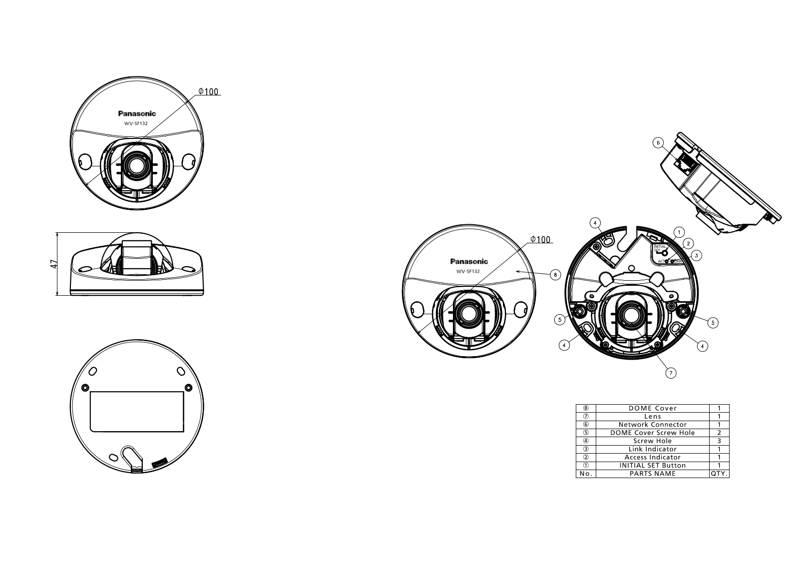 Panasonic WV-SW132 User Manual