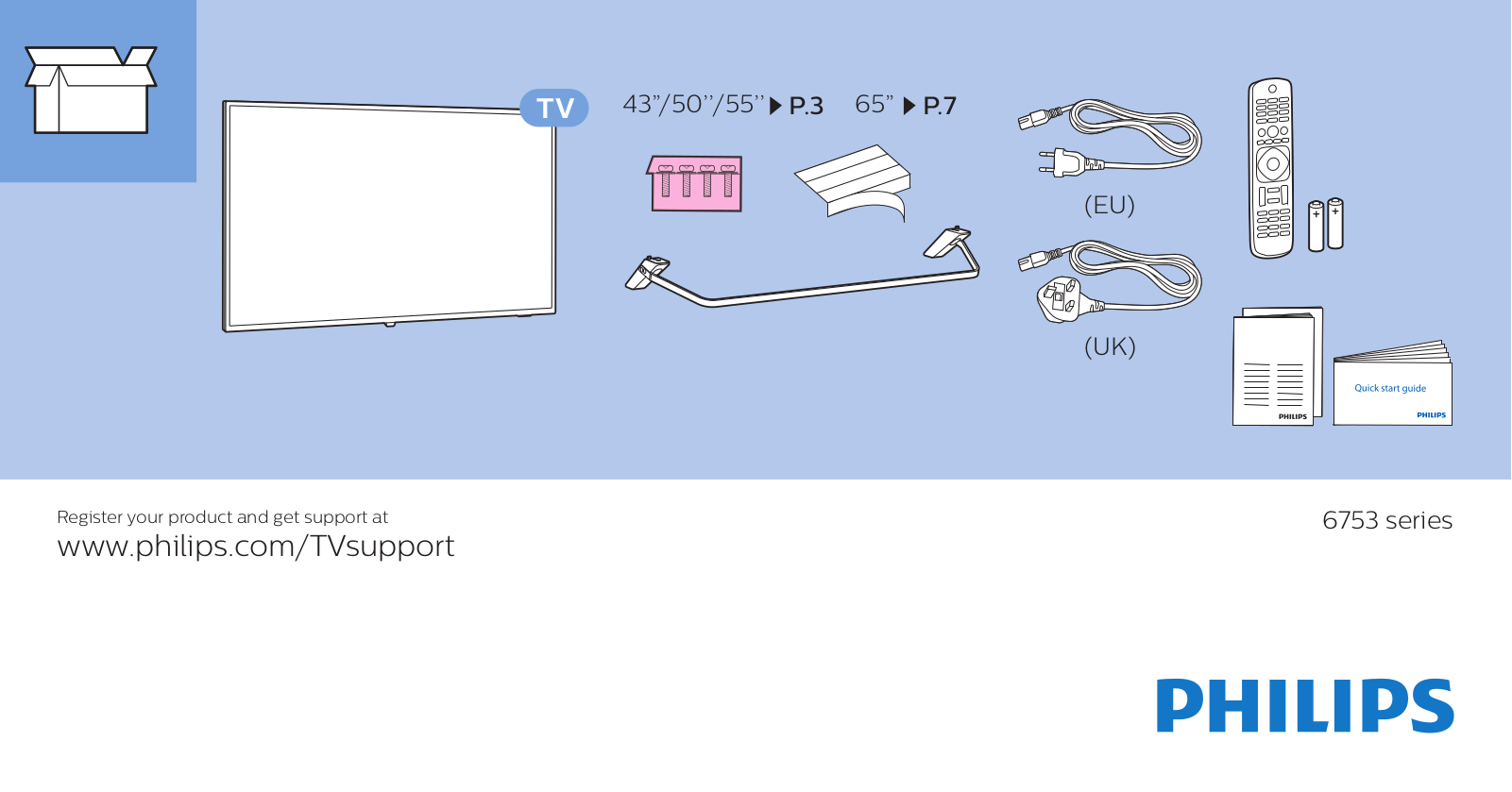 Philips 50PUS6753 User Manual