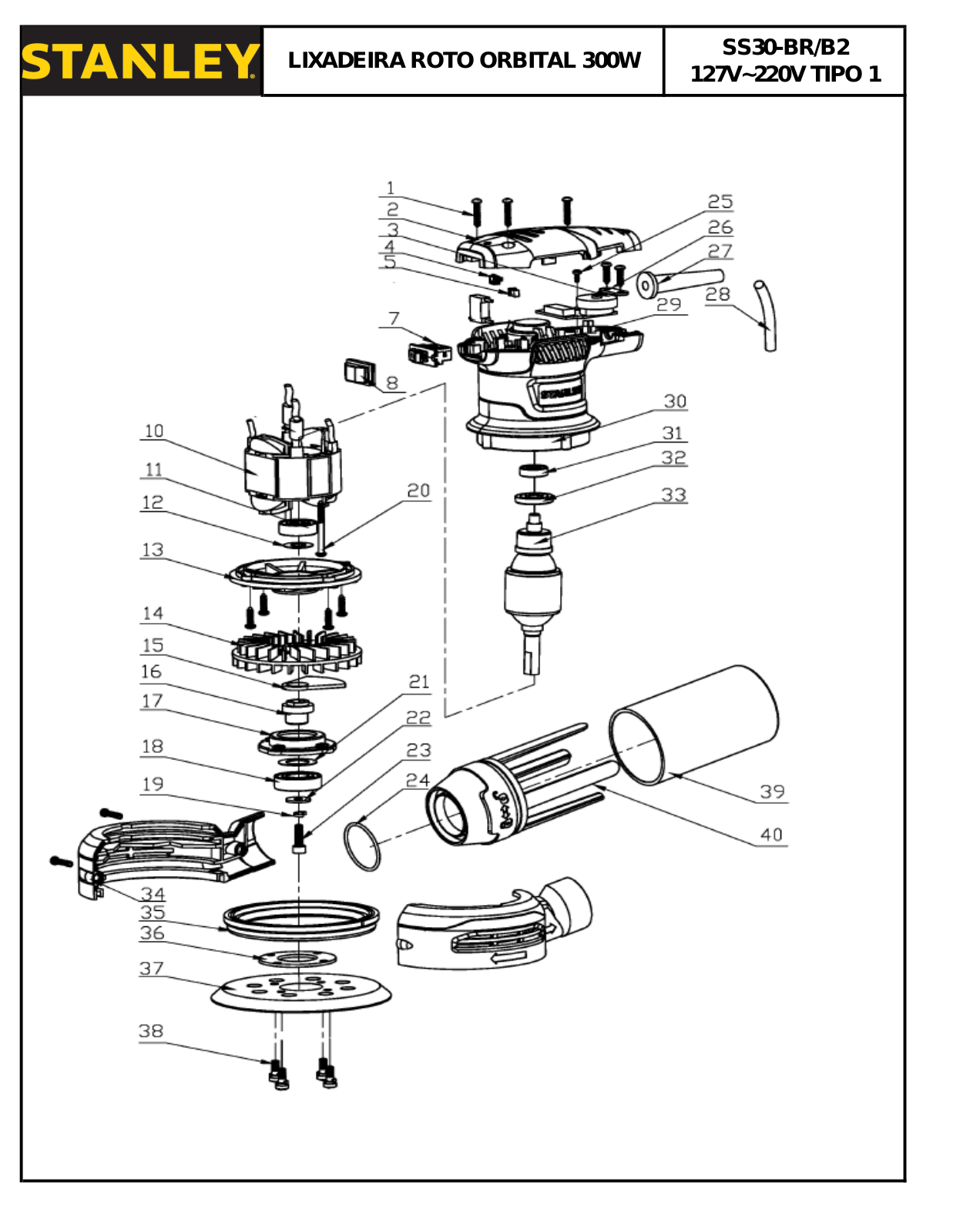 Stanley SS30-BR Diagram