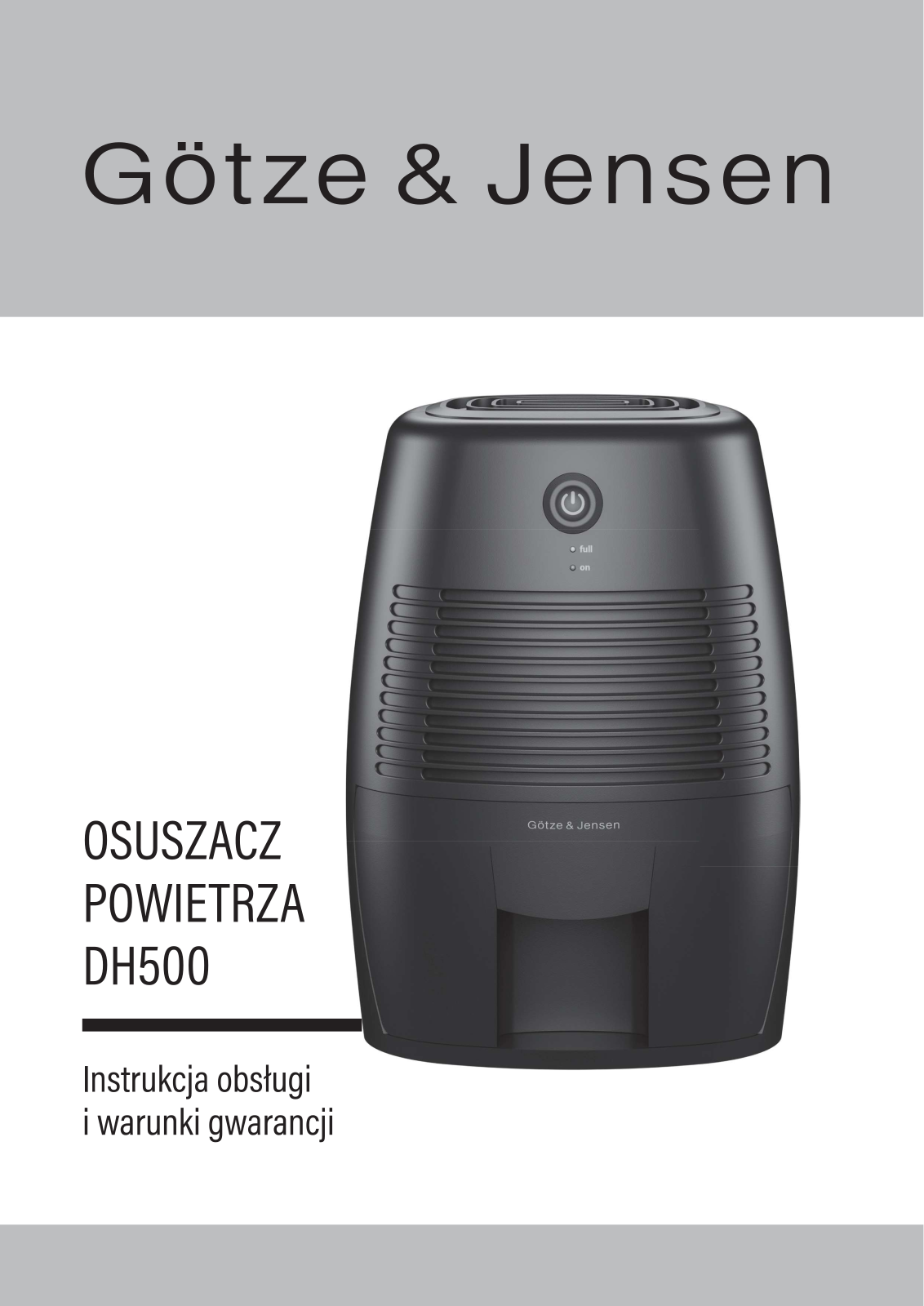 GOTZE & JENSEN DH500 User guide - ManualMachine.com