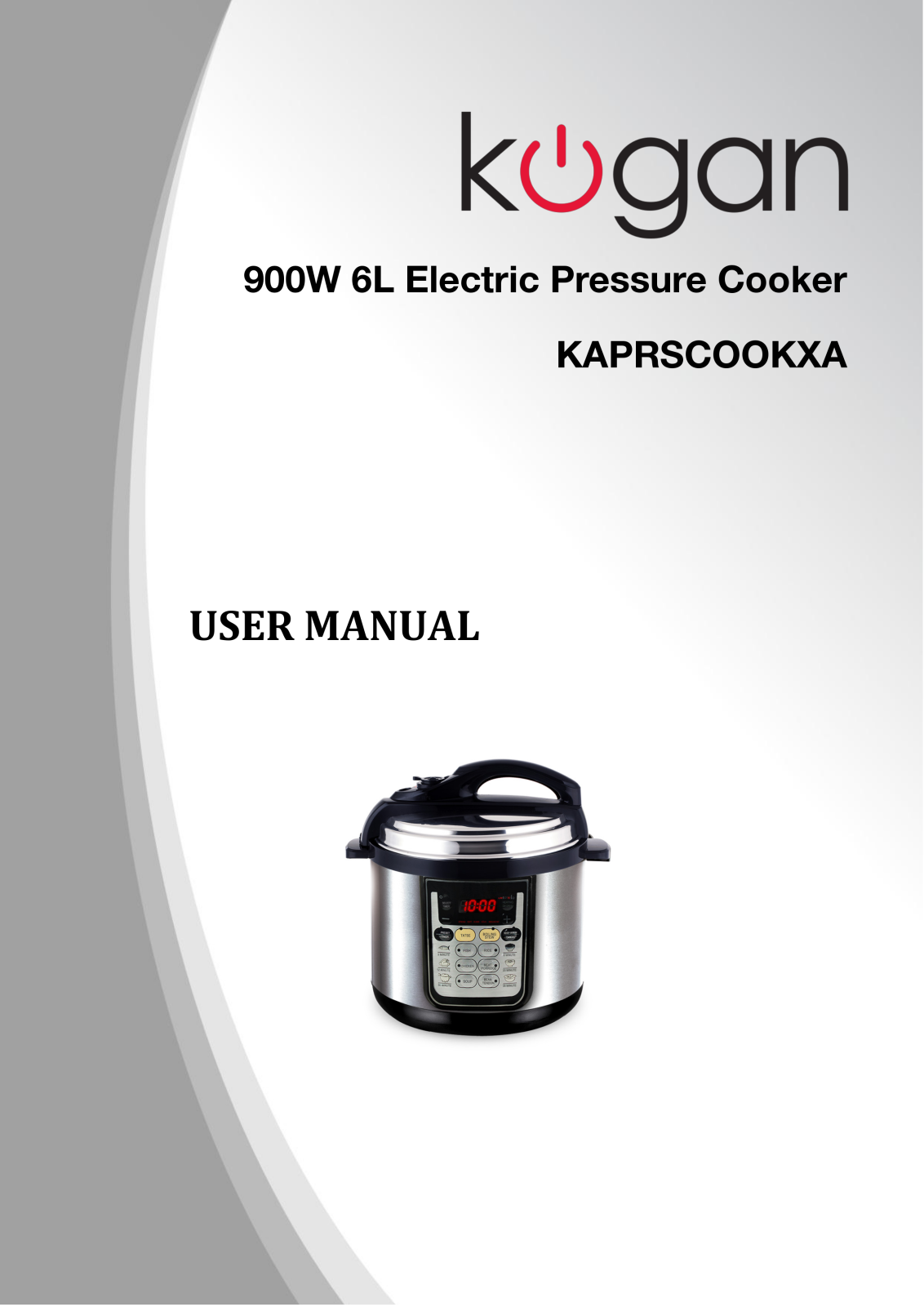 Kogan Kaprscookxa User Manual