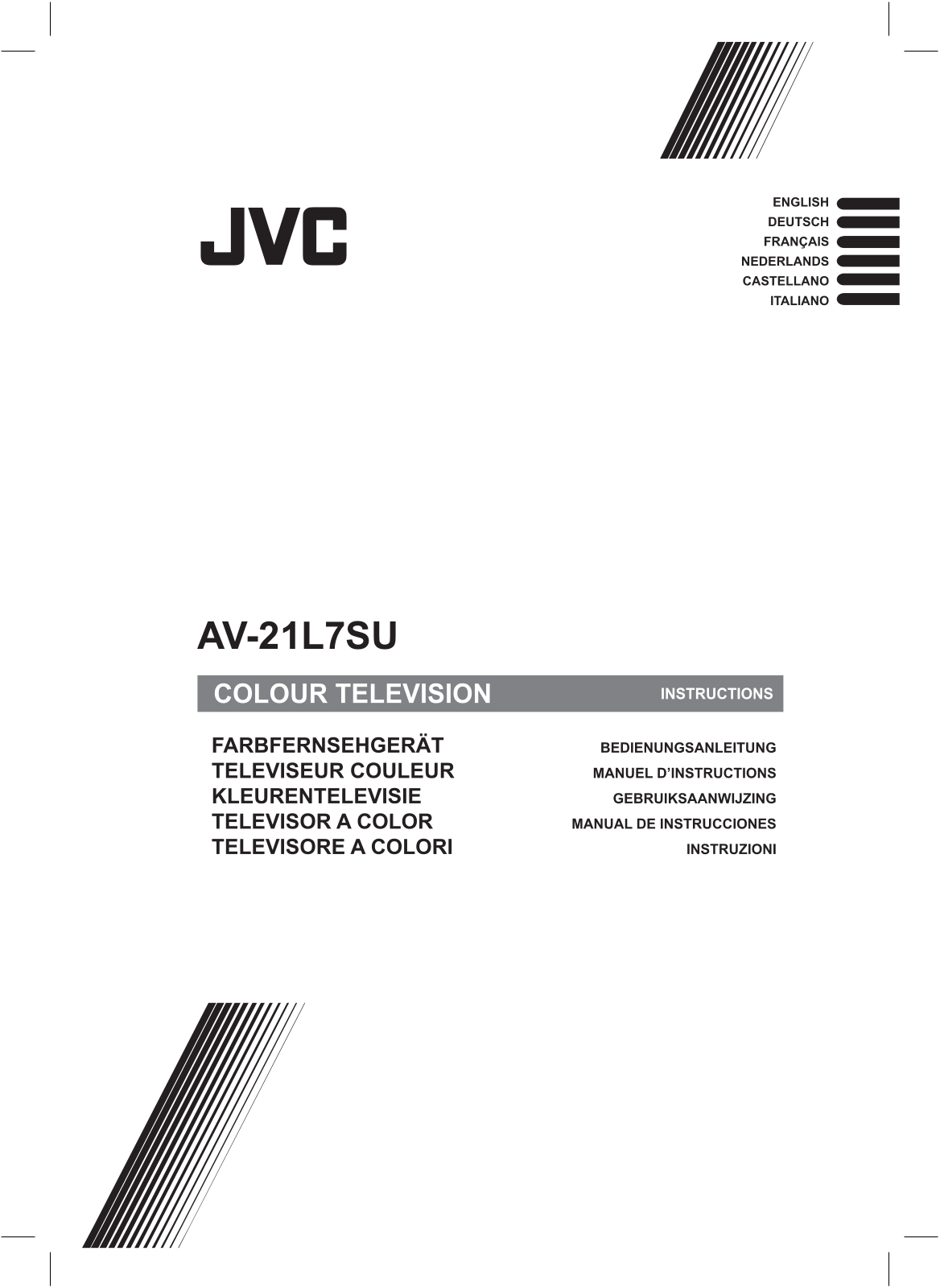 JVC AV-21L7SU User Manual