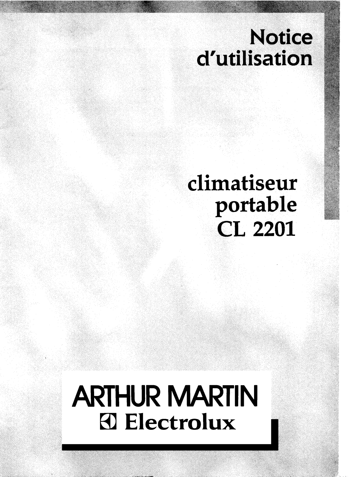 Arthur martin CL2201 User Manual