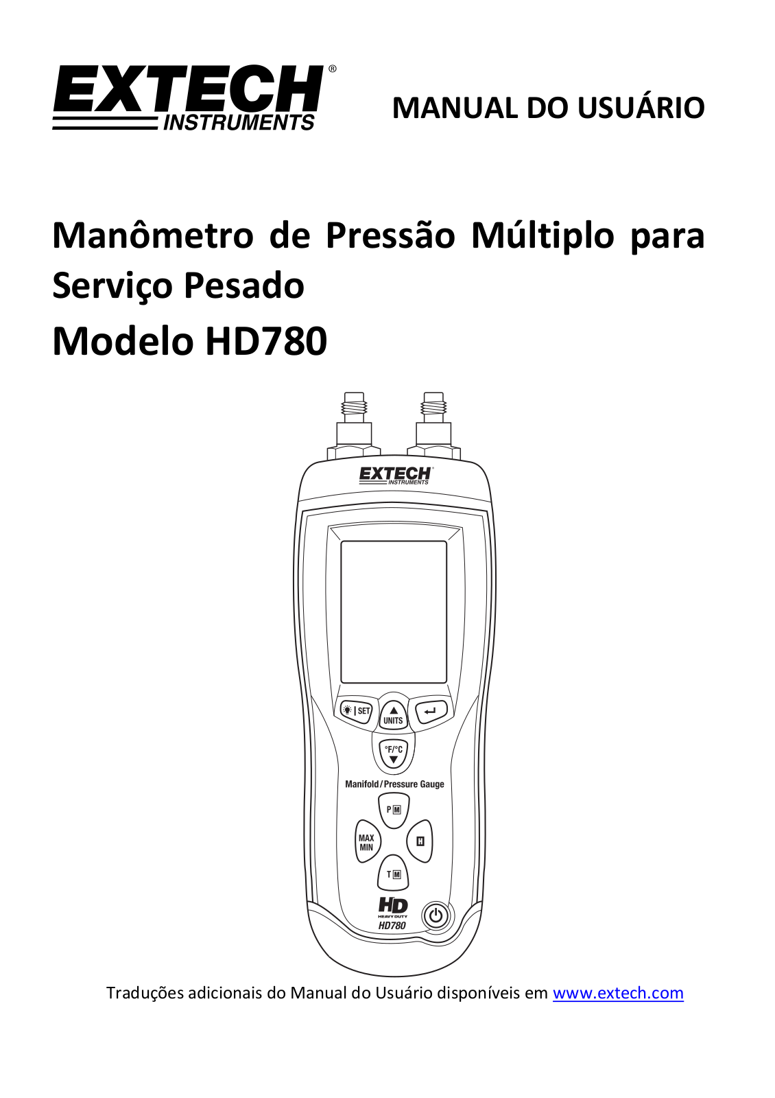 Extech HD780 User Manual