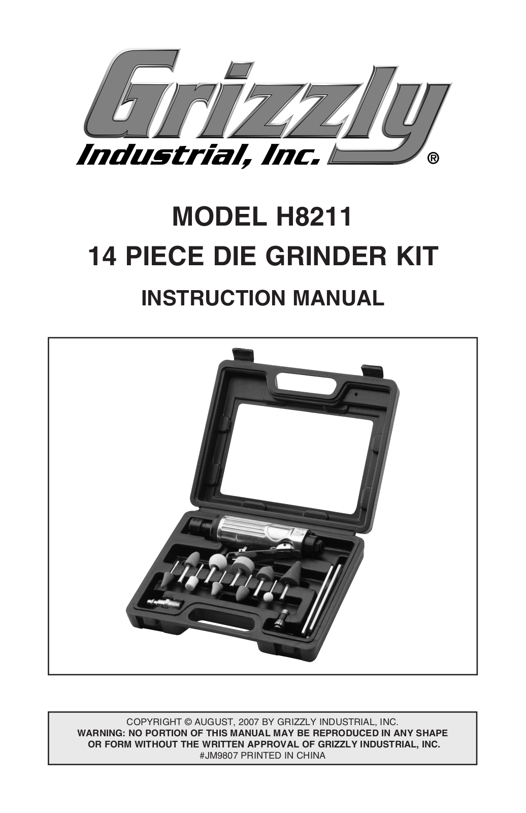 Grizzly H8211 User Manual