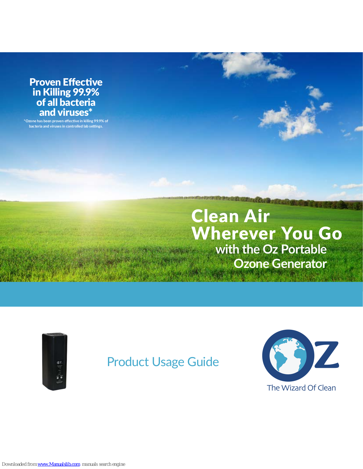 Oz Portable Product Usage Manual