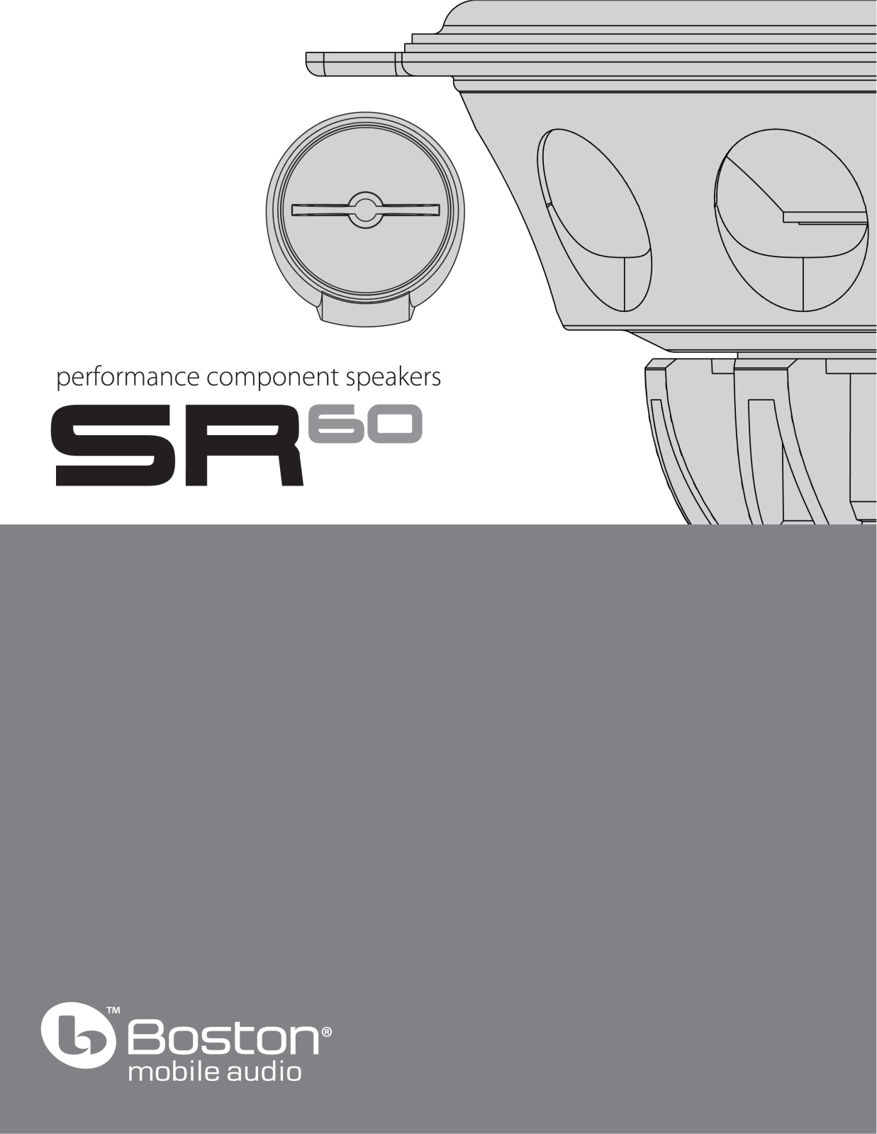 Boston Acoustics SR60 User Manual