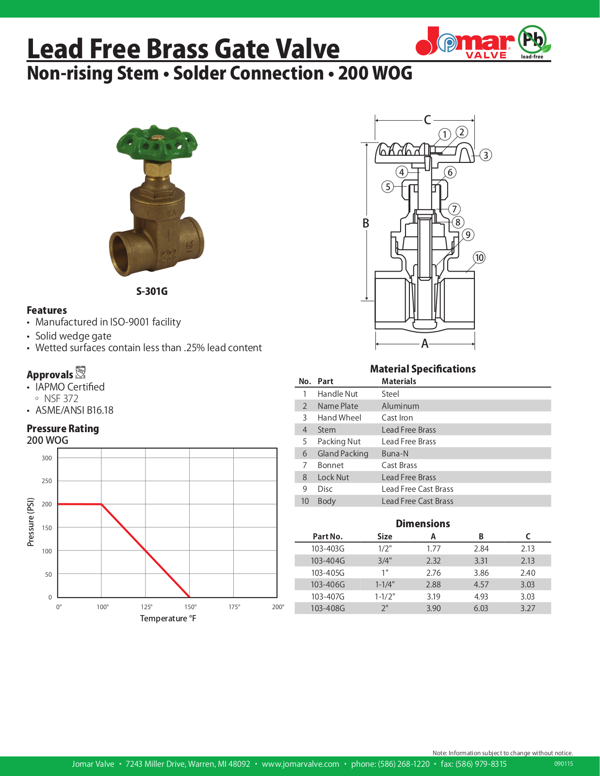 Jomar S-301G User Manual