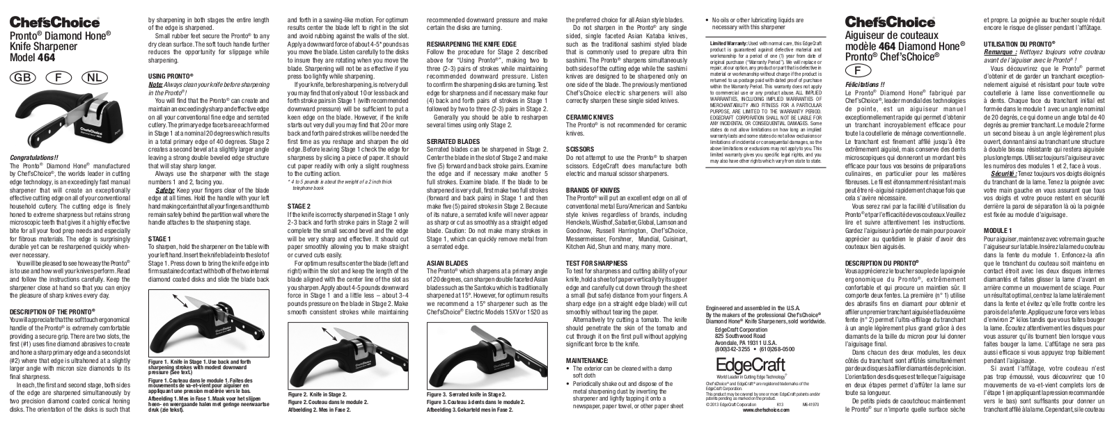 Chef'sChoice CC464 User manual