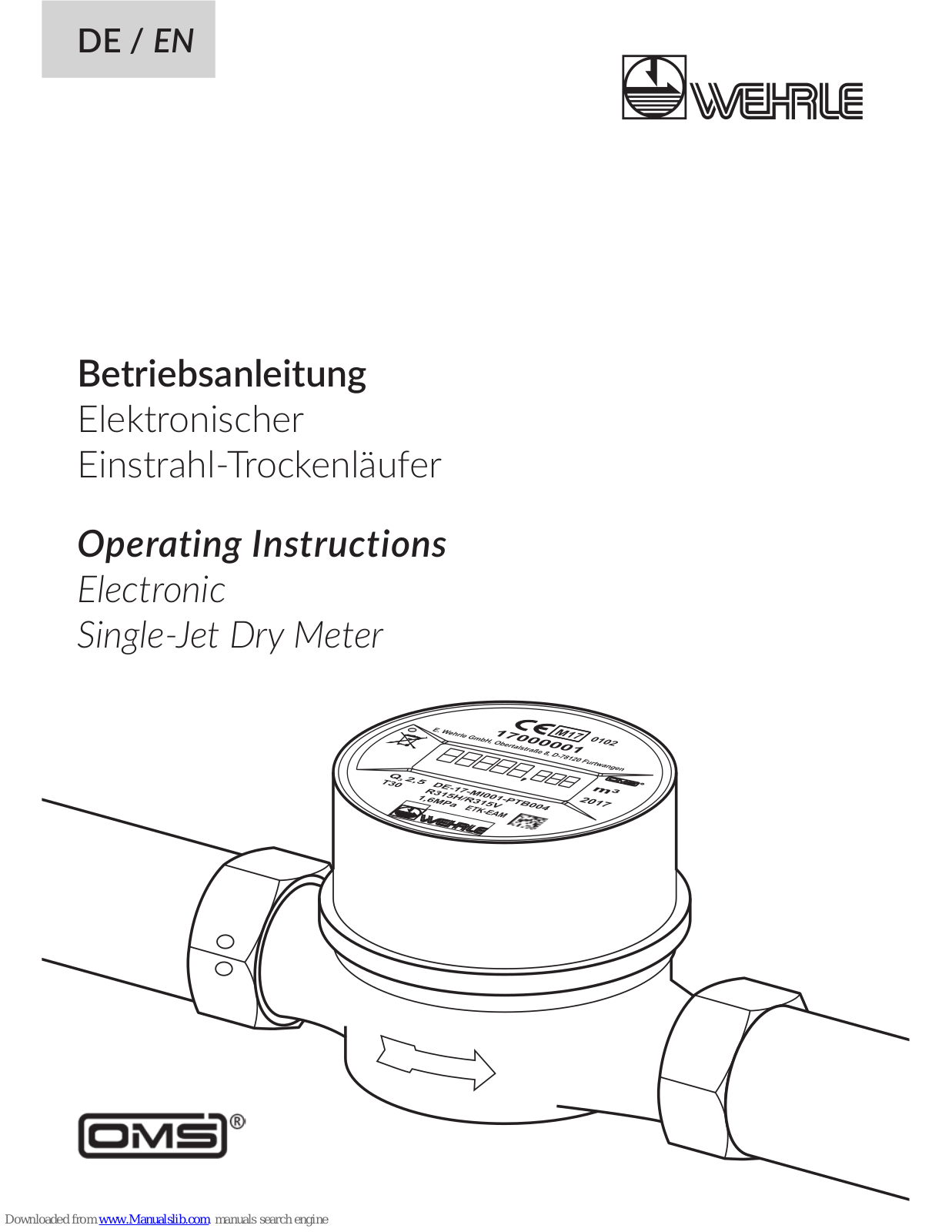 WEHRLE ETK-EAM, ETW-EAM Operating Instructions - ManualMachine.com