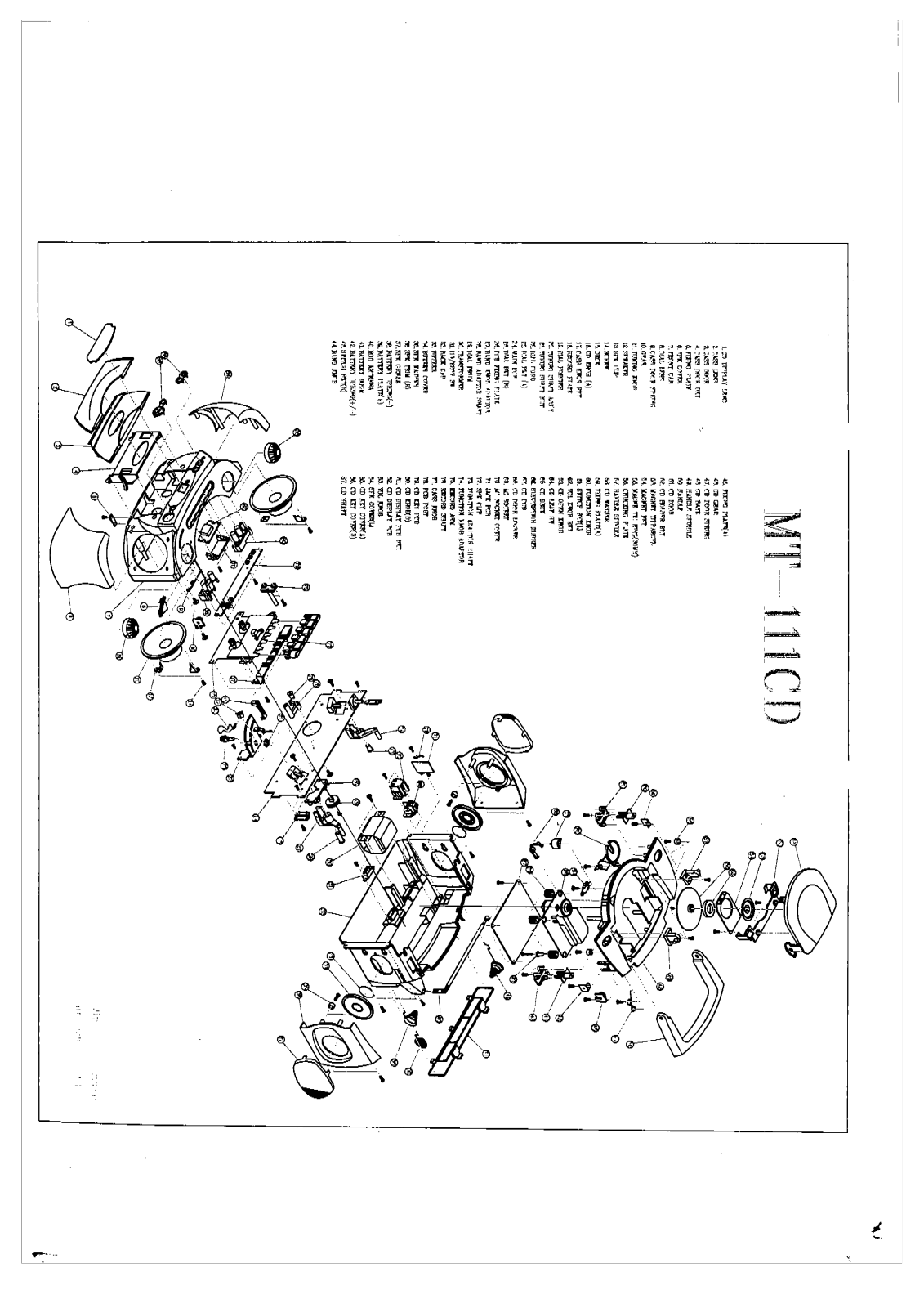 M&T MT-107, MT-112 Explode view