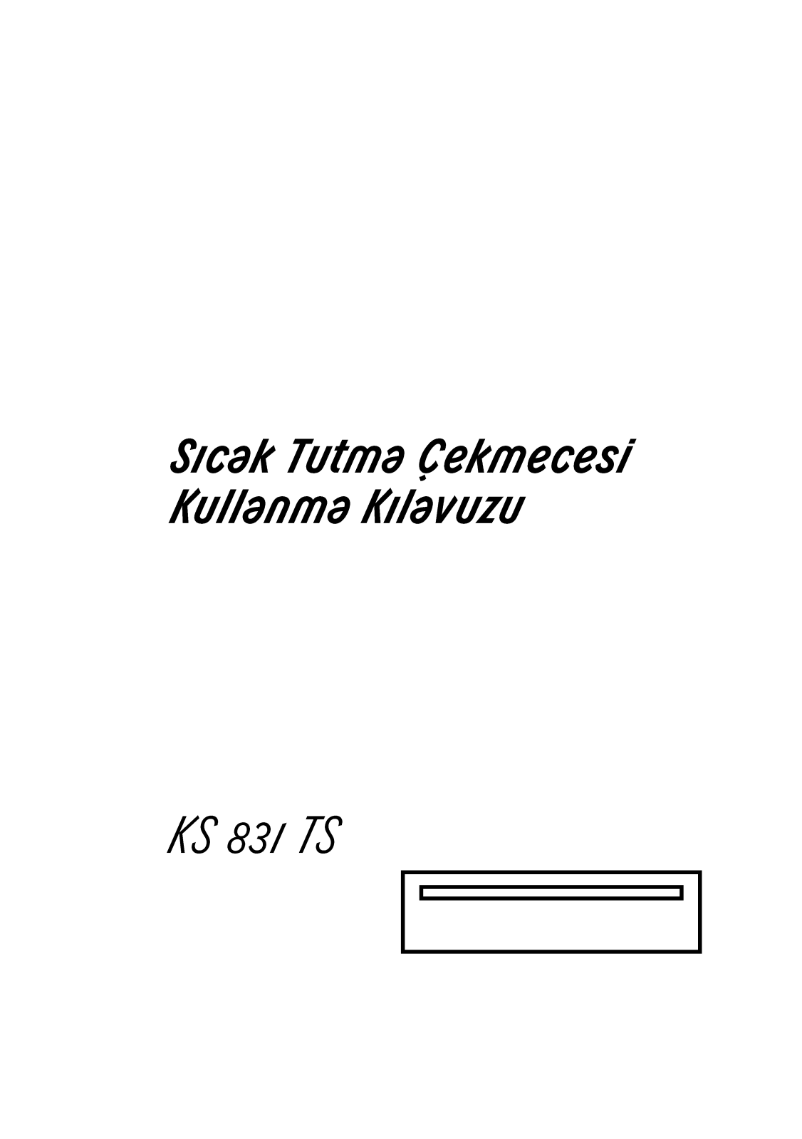 Beko KS831TS User manual