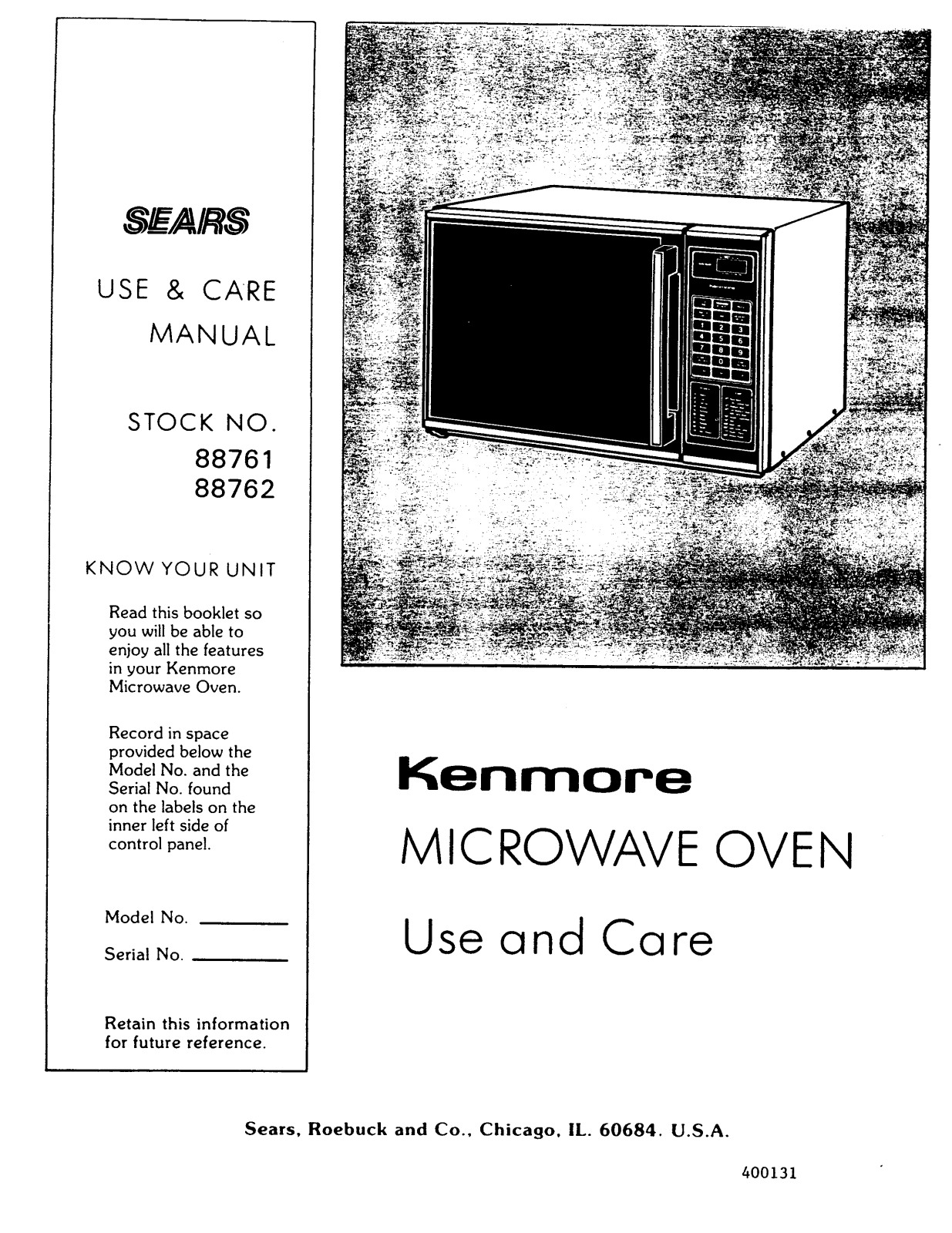 Kenmore 88761 User Manual - ManualMachine.com