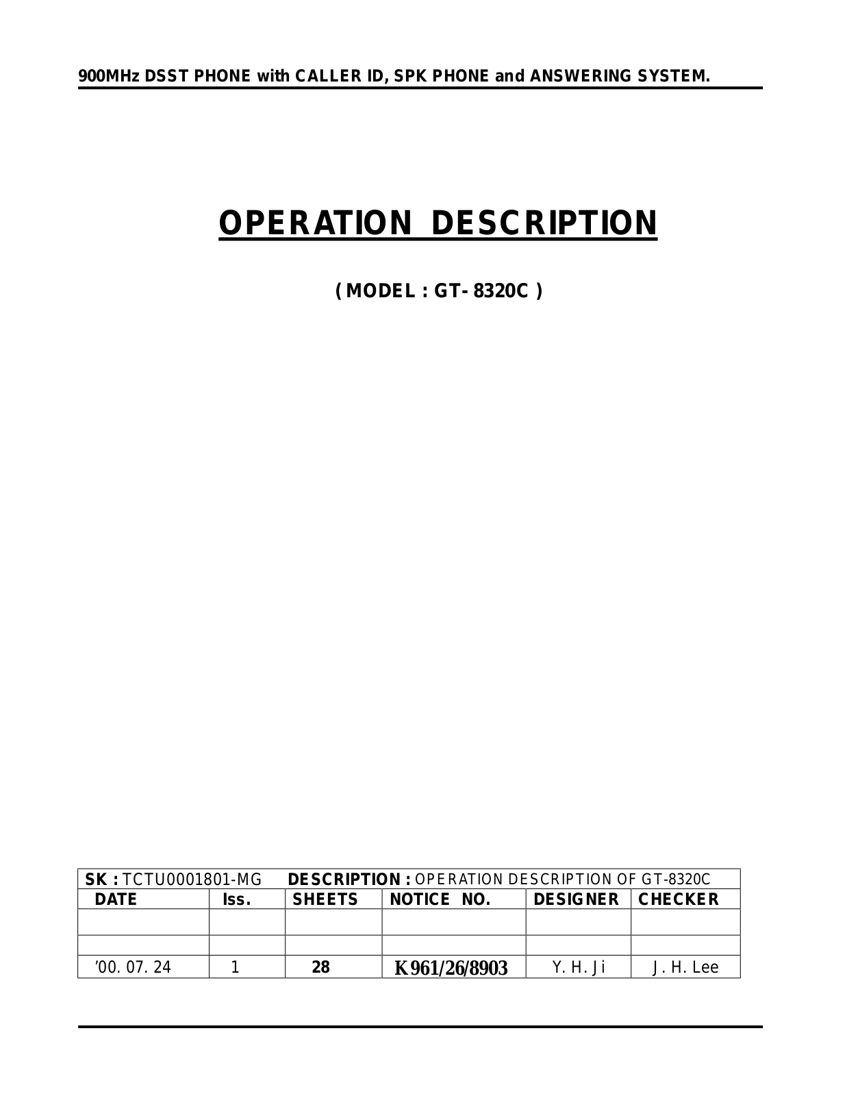 LG GT 8320C User Manual