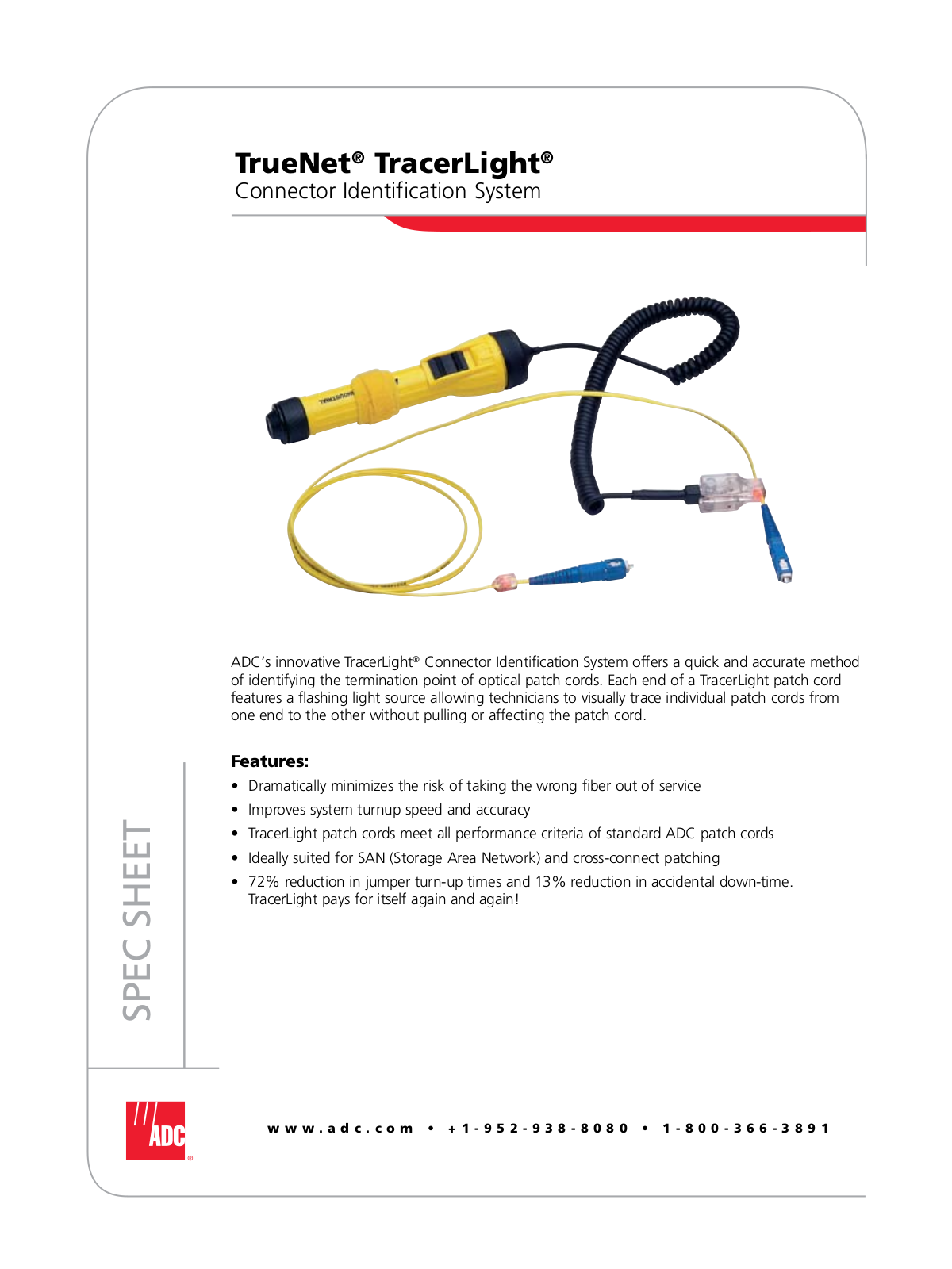 ADC TrueNet TracerLight User Manual