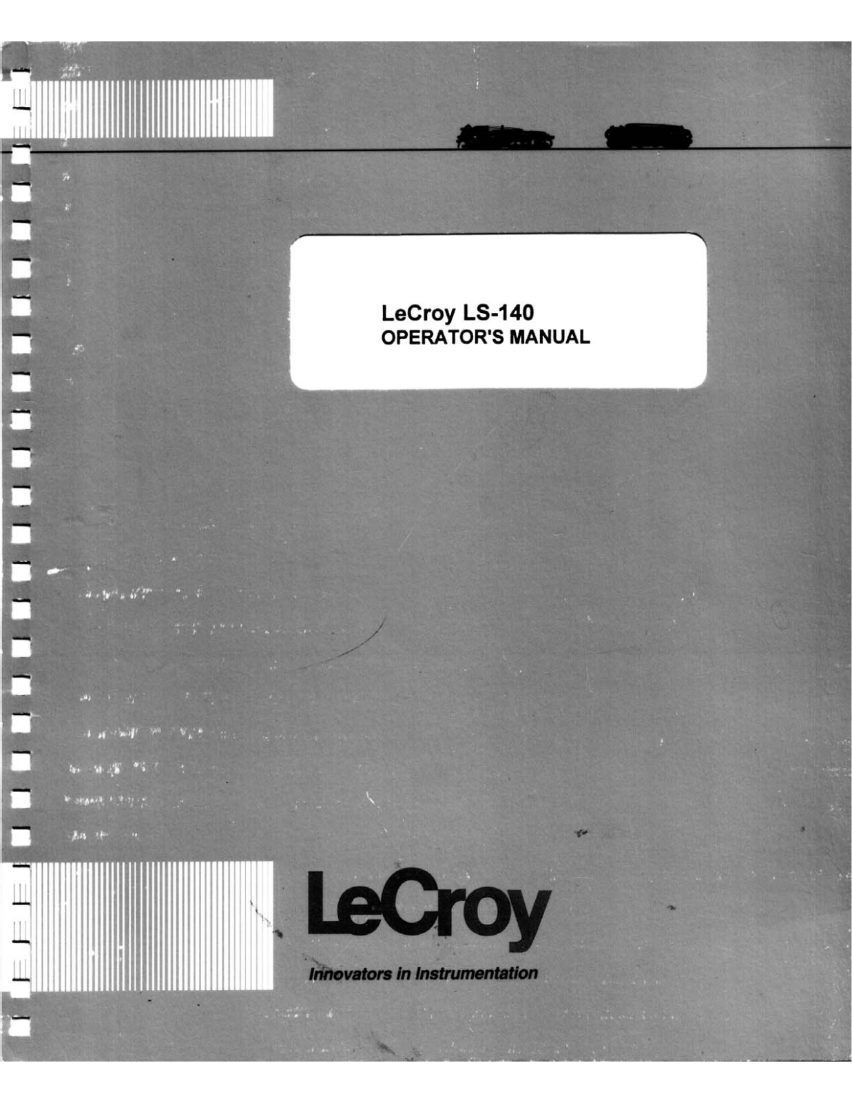 LeCroy LS-140 User Manual