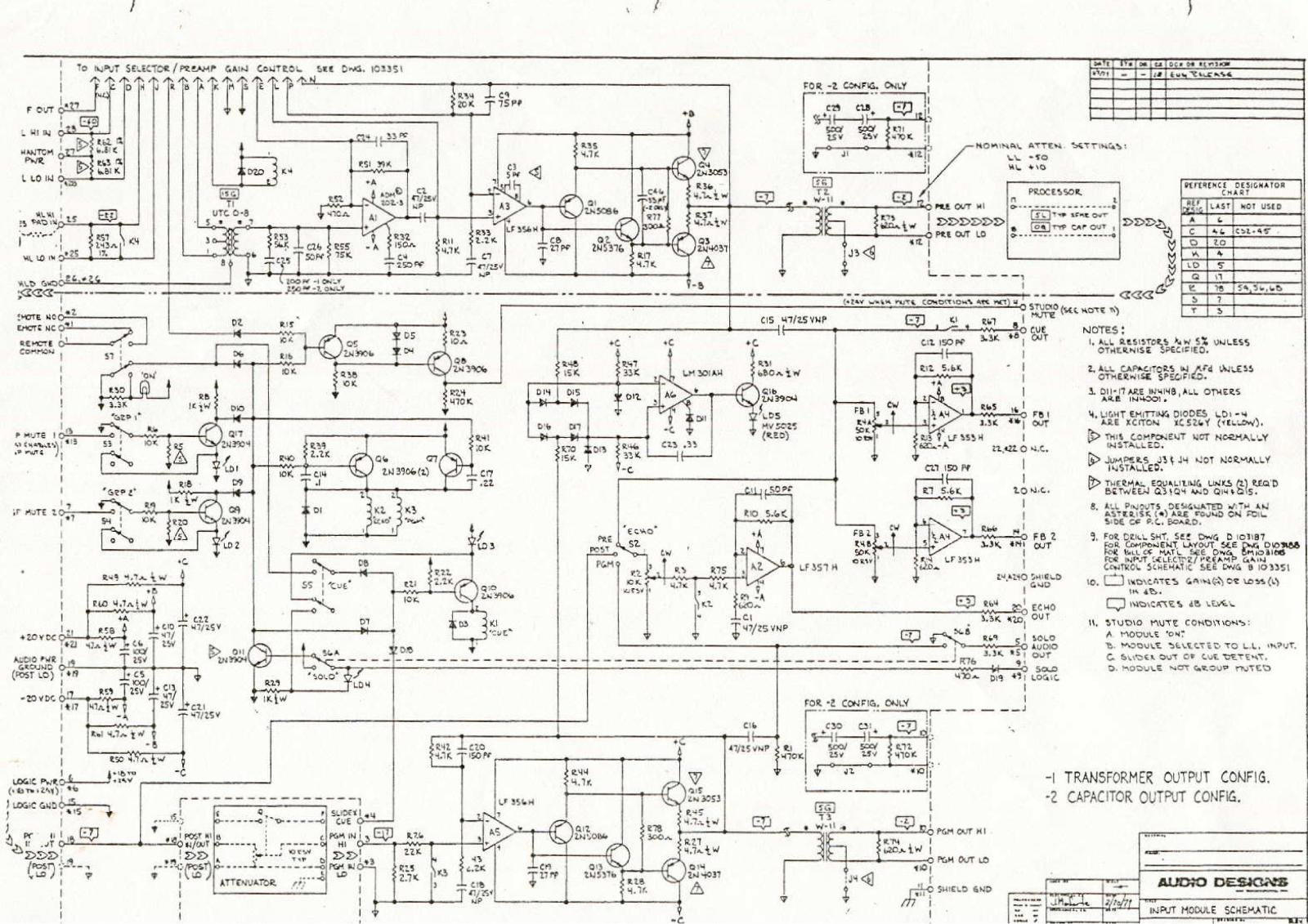 Audio Designs ADM780 Schematic - ManualMachine.com