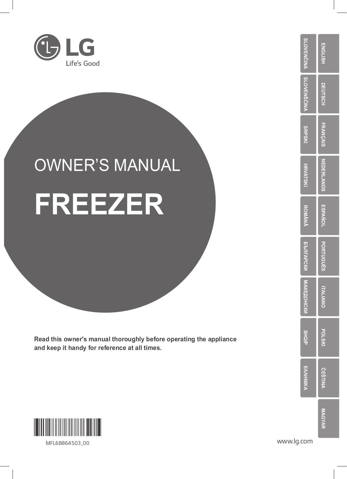 LG GF5137PZJZ Owner's Manual