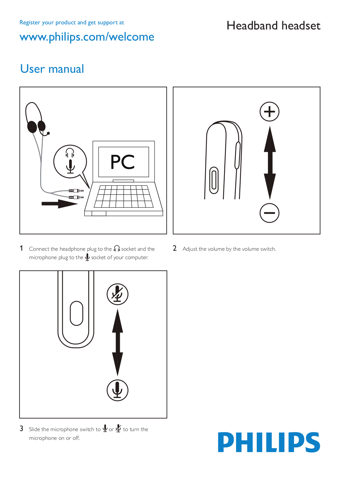 Philips SHM7410U User Manual