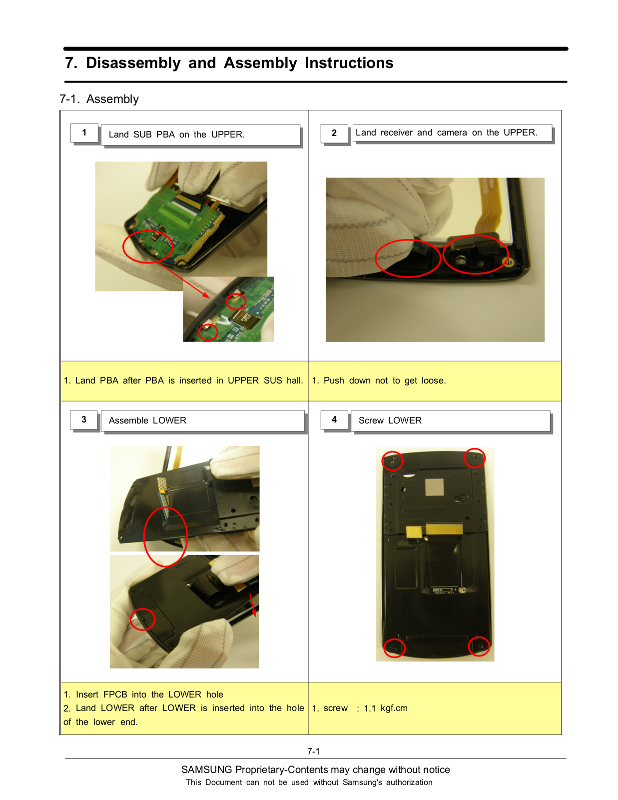 Samsung SGH-i8510 Disassembly & Reassembly