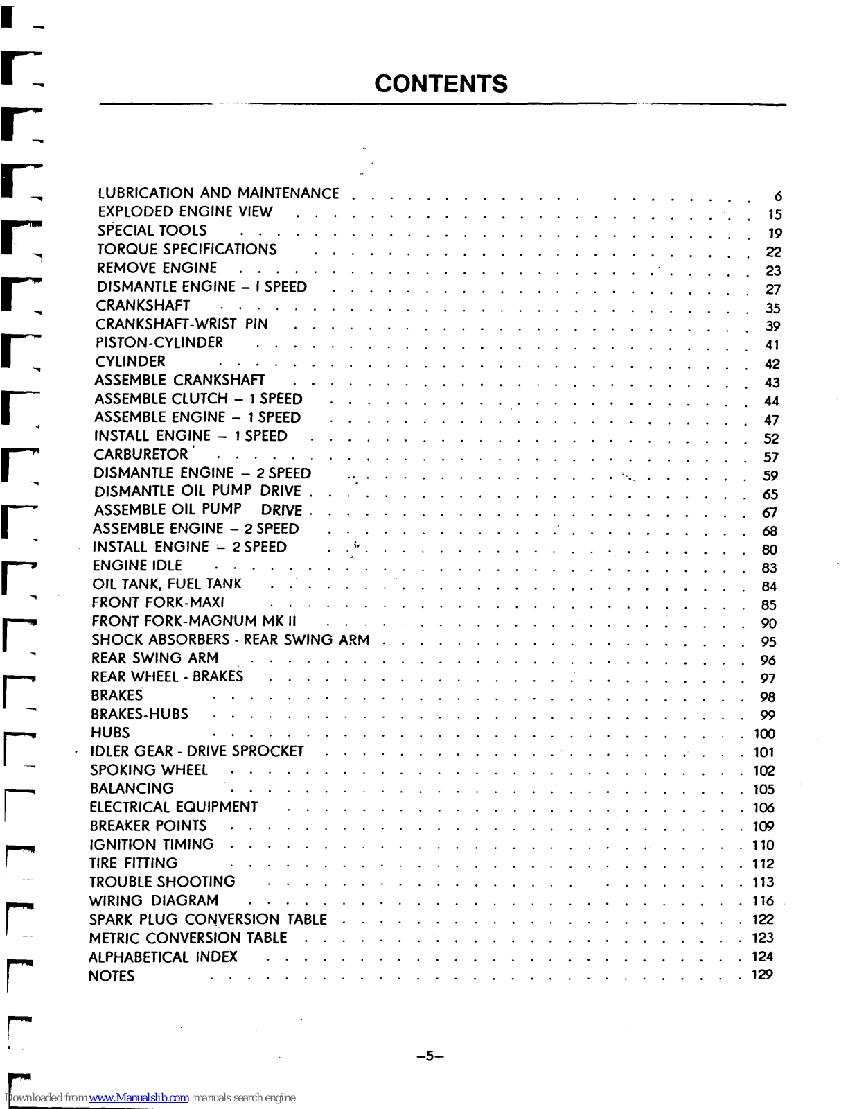 Puch Newport, Magnum Service Manual