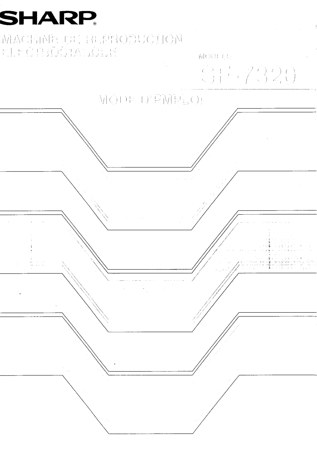 Sharp SF-7320 User Manual