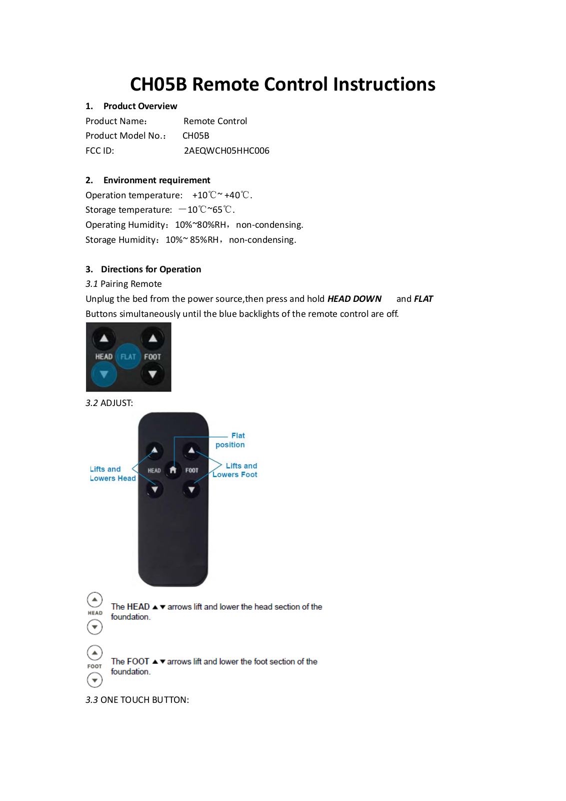 HHC Changzhou CH05HHC006 Users manual