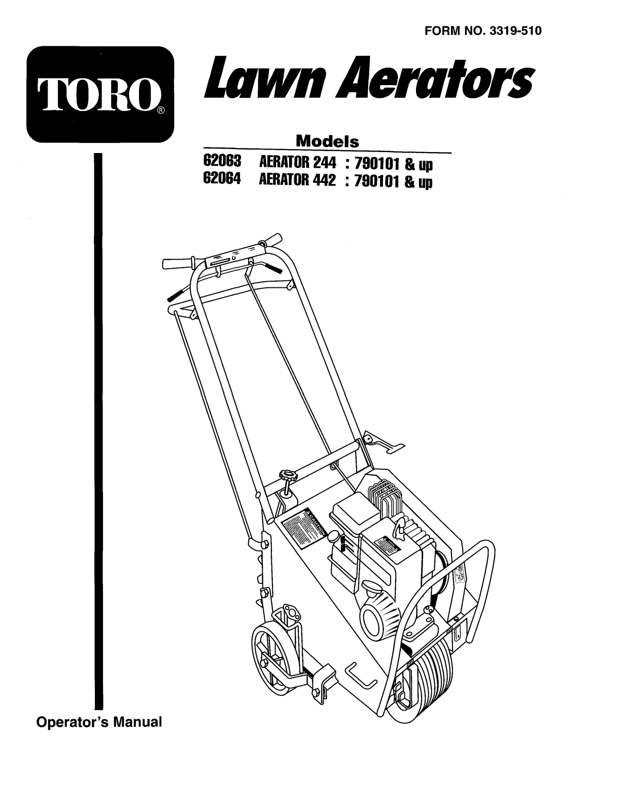 Toro 62063, 62064 Operator's Manual