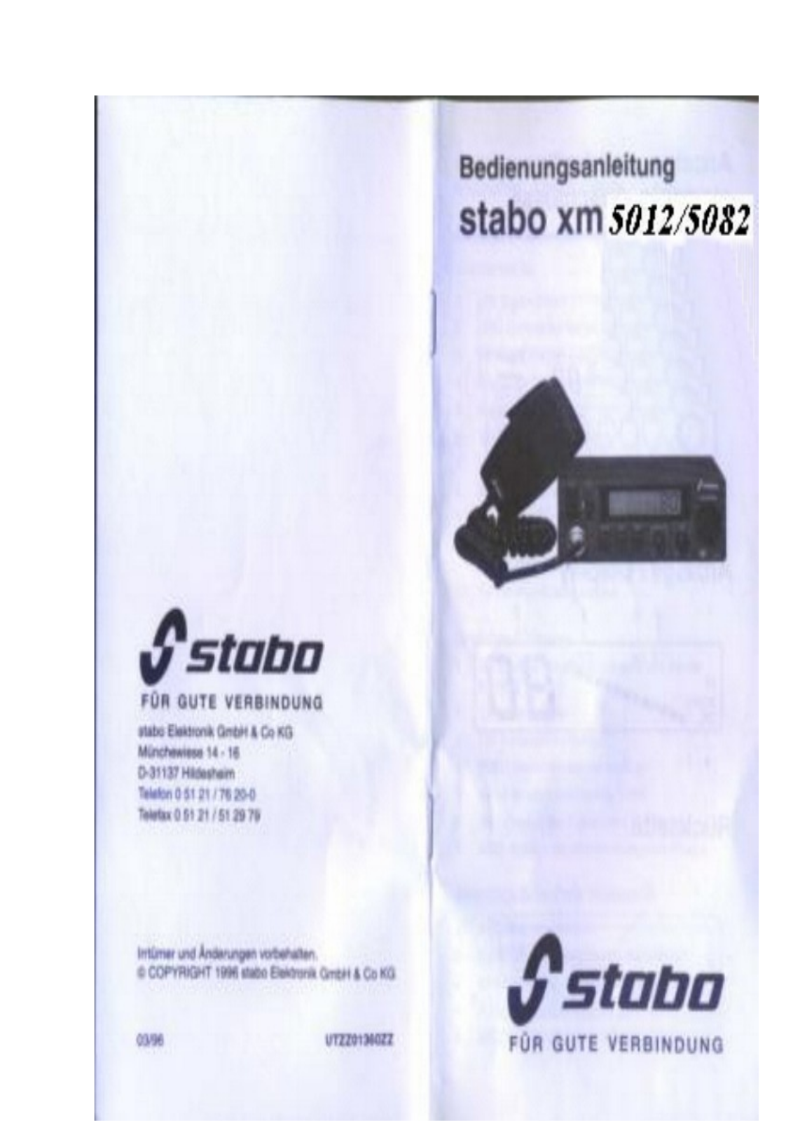 stabo xm 5012 User Manual