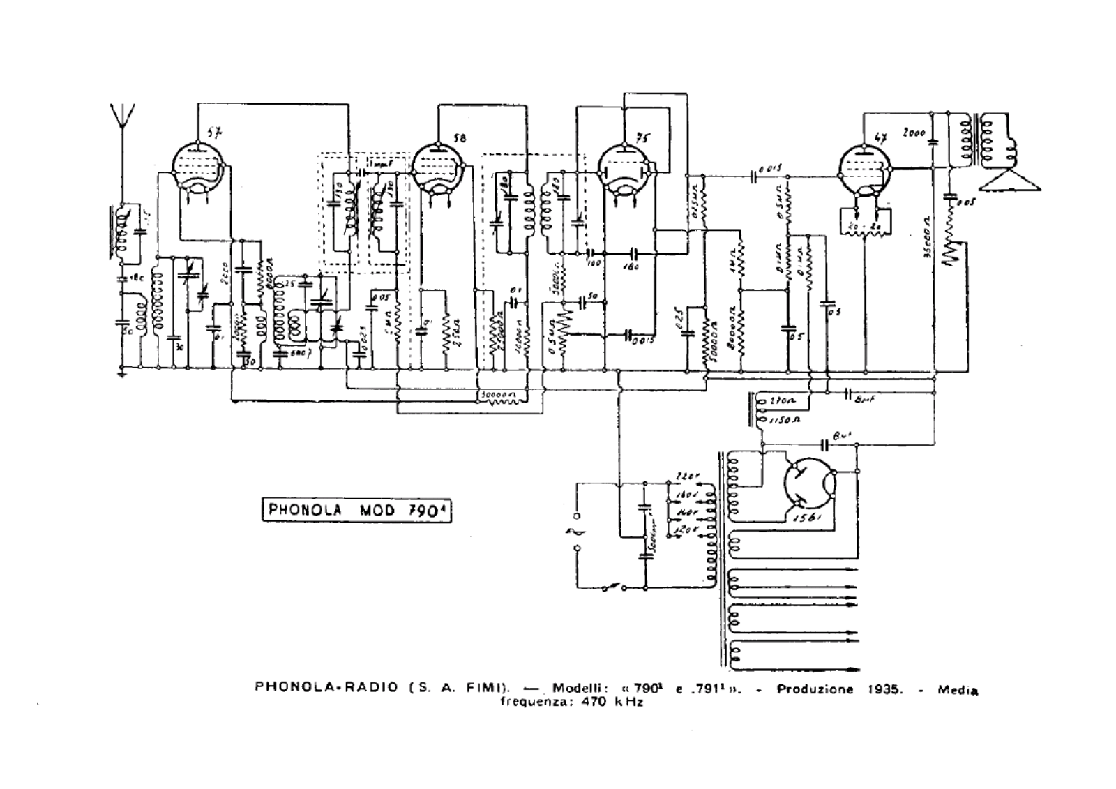 Phonola 790 1, 790 schematic - ManualMachine.com