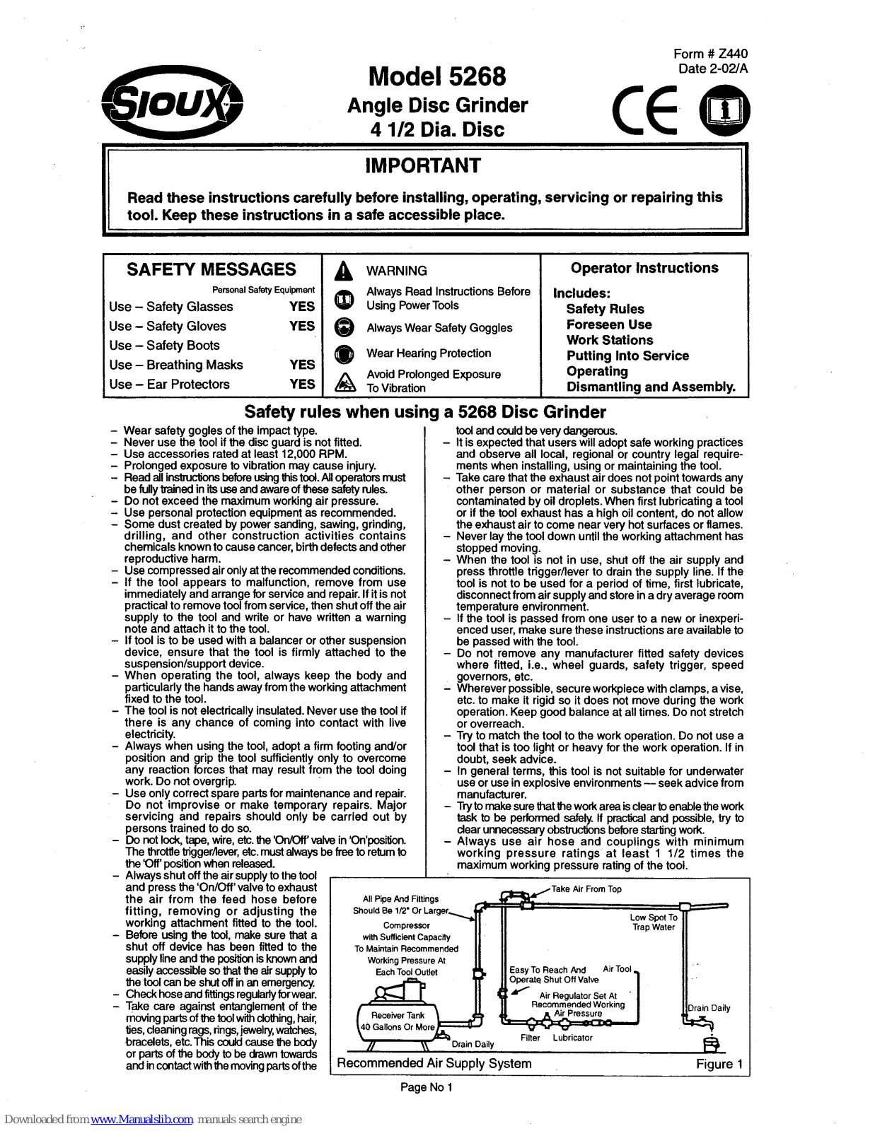 Sioux Tools 5268 User Manual - ManualMachine.com