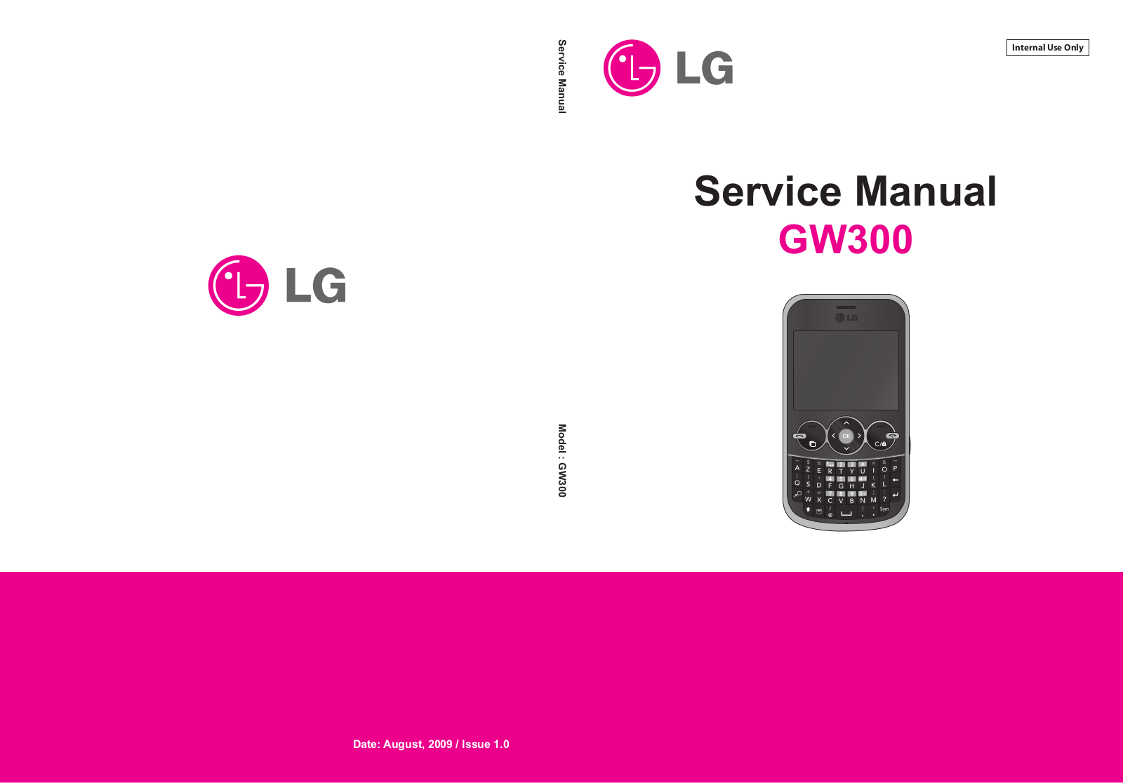 LG GW300 Service Manual