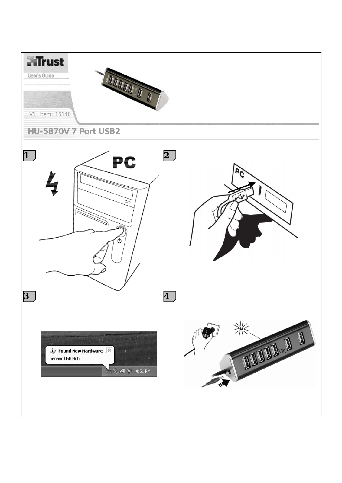 TRUST HU-5870V User Manual