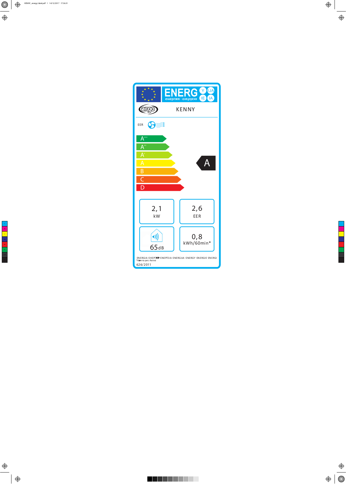 Argo KENNY User Manual