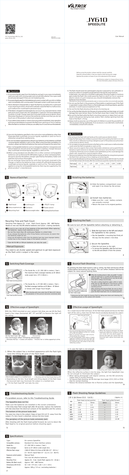 Viltrox JY-610 User Manual