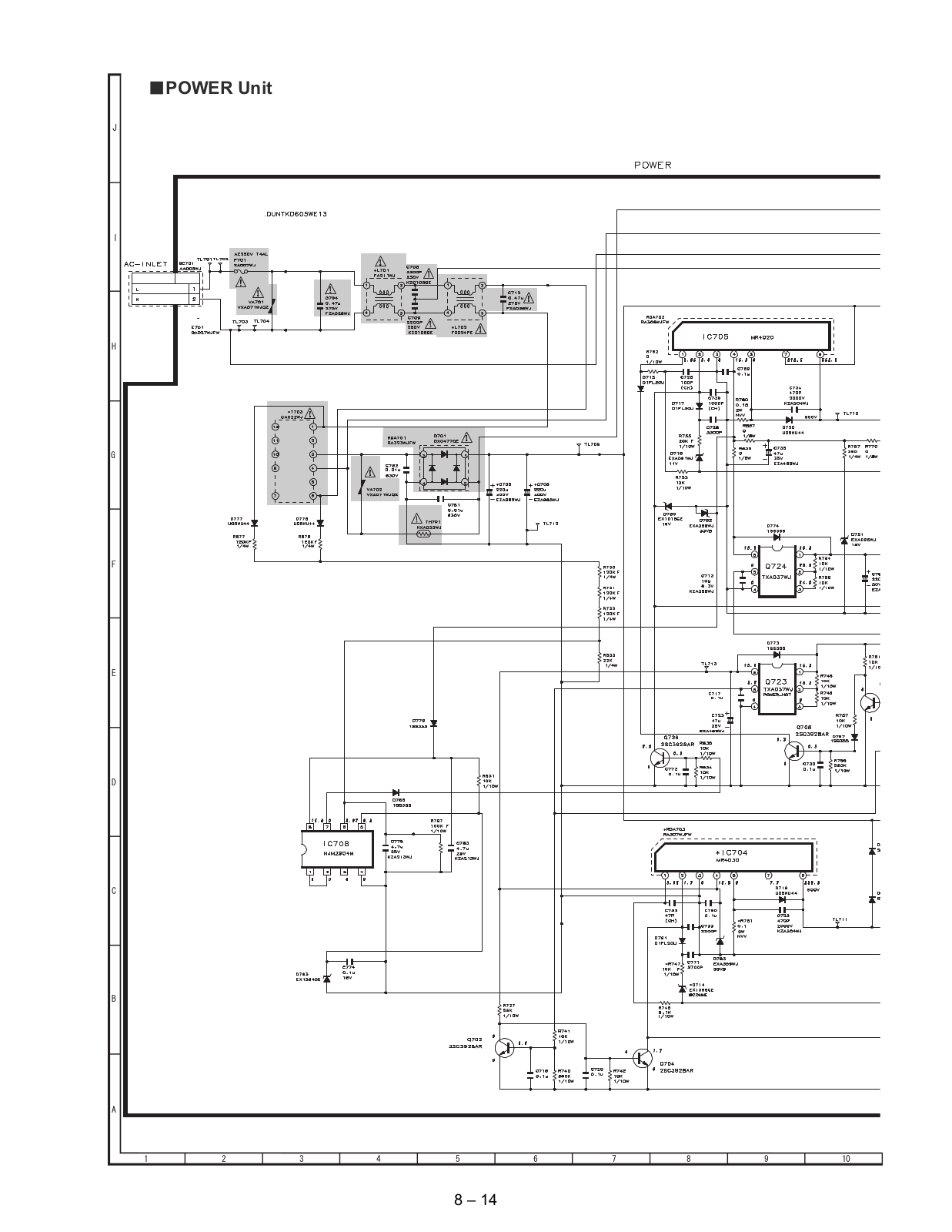 SHARP DUNTKD605WE13 schematic