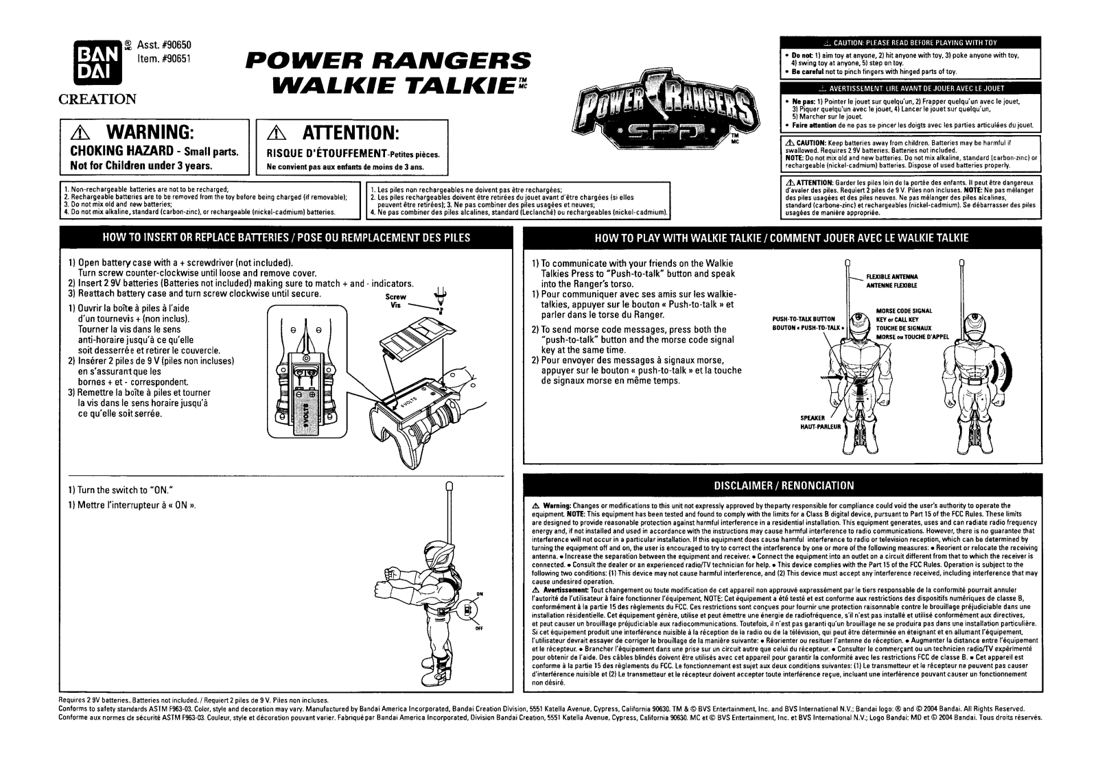 Pacific BC90651 User Manual