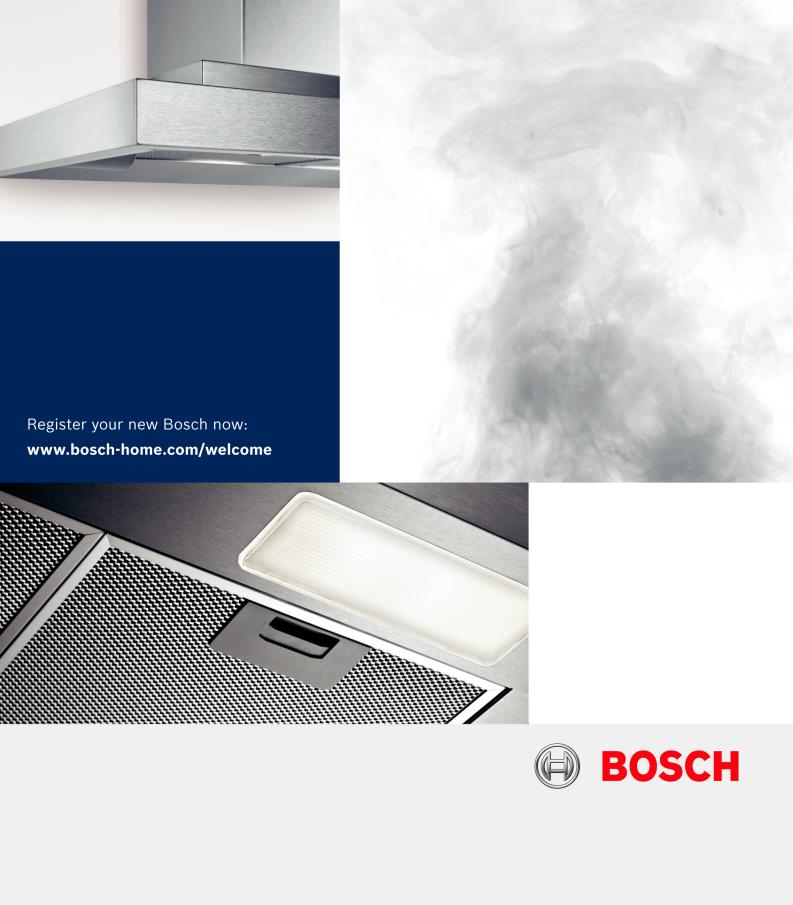 Bosch DFT63CA60Q, DFT63CA50Q, DFT63CA20Q Instruction manual