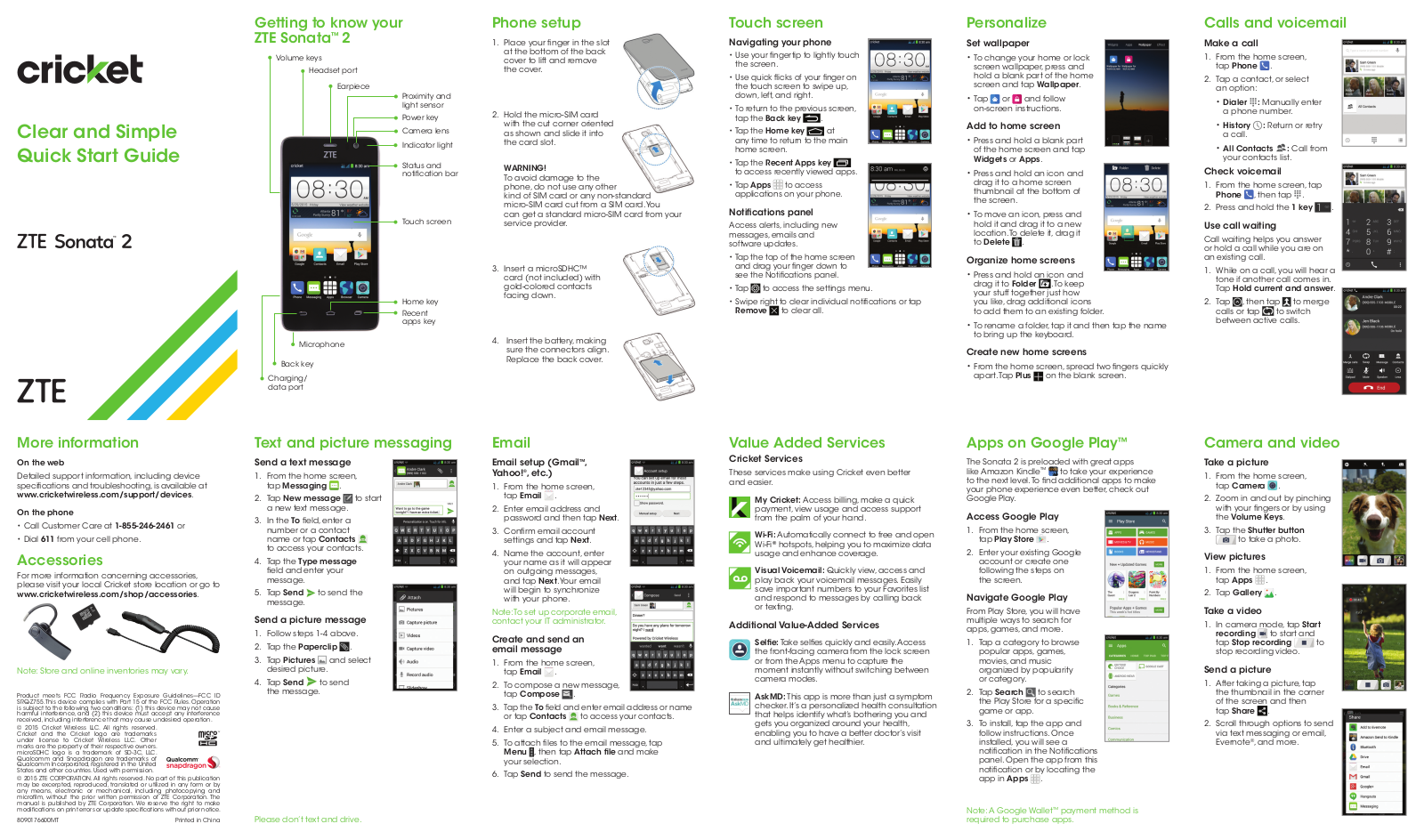 ZTE Sonata 2 Getting Started