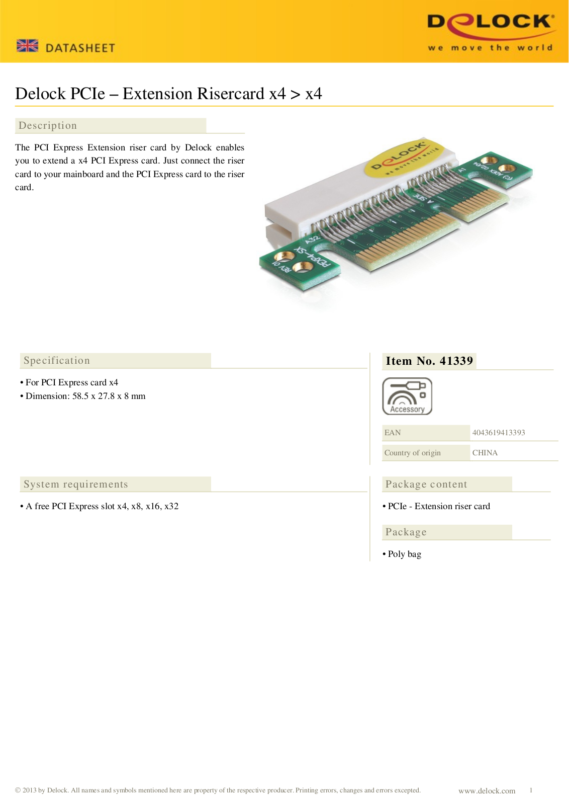 DeLOCK 41339 User Manual