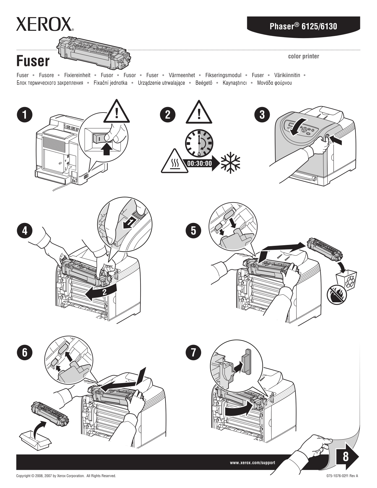 Xerox PHASER 6125 User Manual