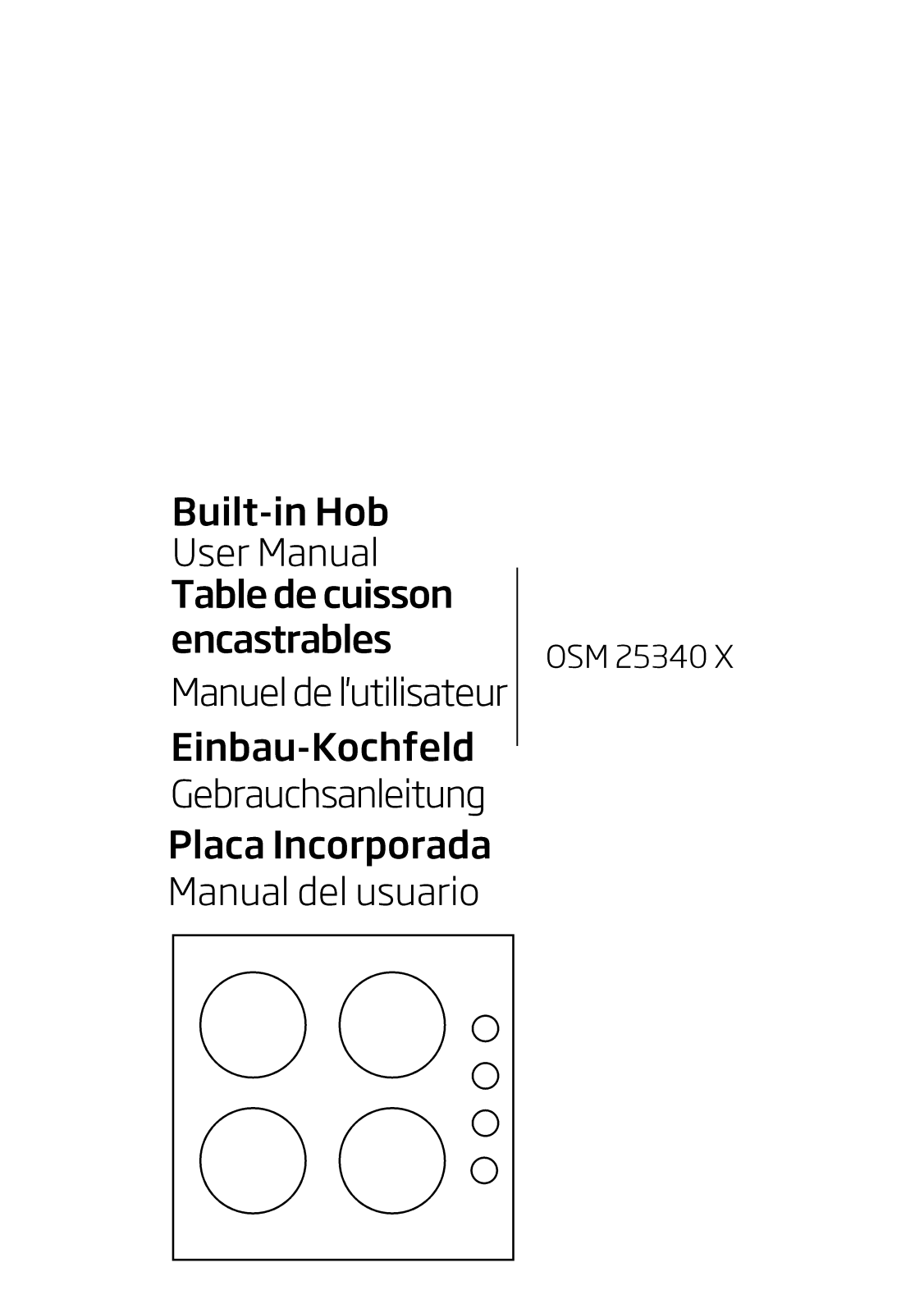 Beko OSM25340X User manual