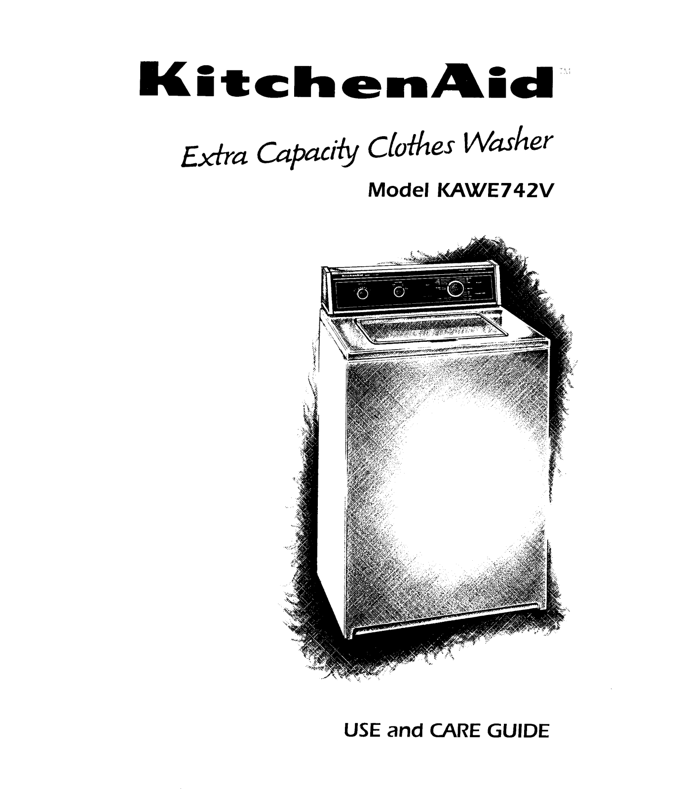 KitchenAid KAWE742V User Manual