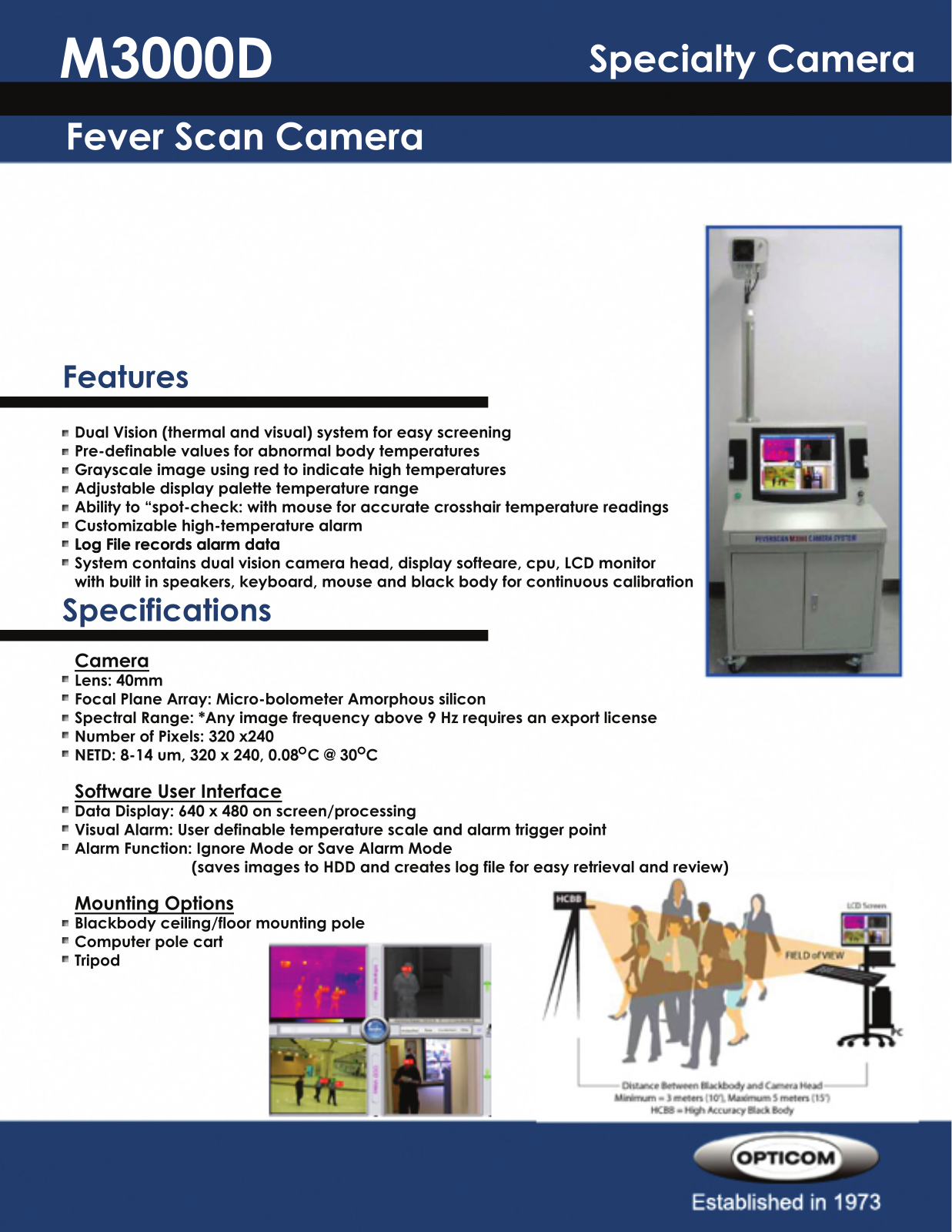 Opticom M3000D DATASHEET