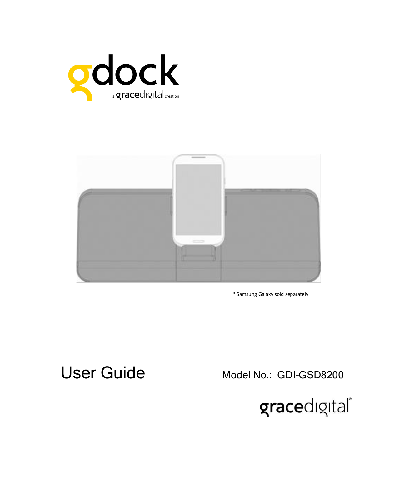 Grace Digital GDI-GSD8200 User Manual