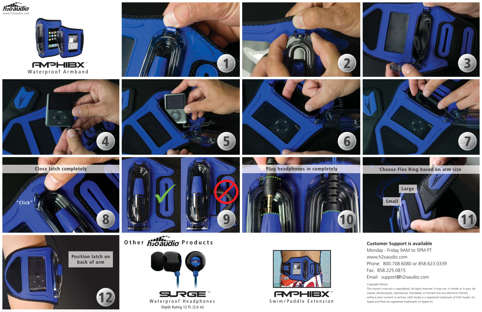 H2O Audio AMPHIBX User Manual