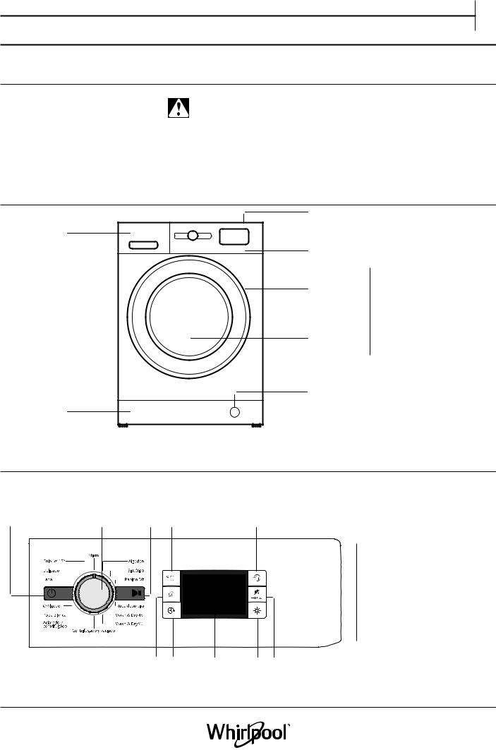 WHIRLPOOL WCF10BF25Z Daily Reference Guide