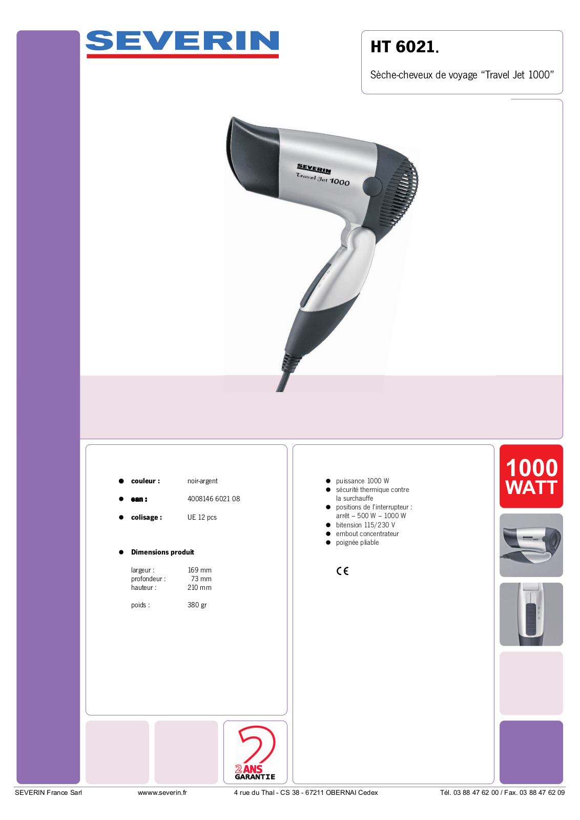 Severin HT 6021 User Manual