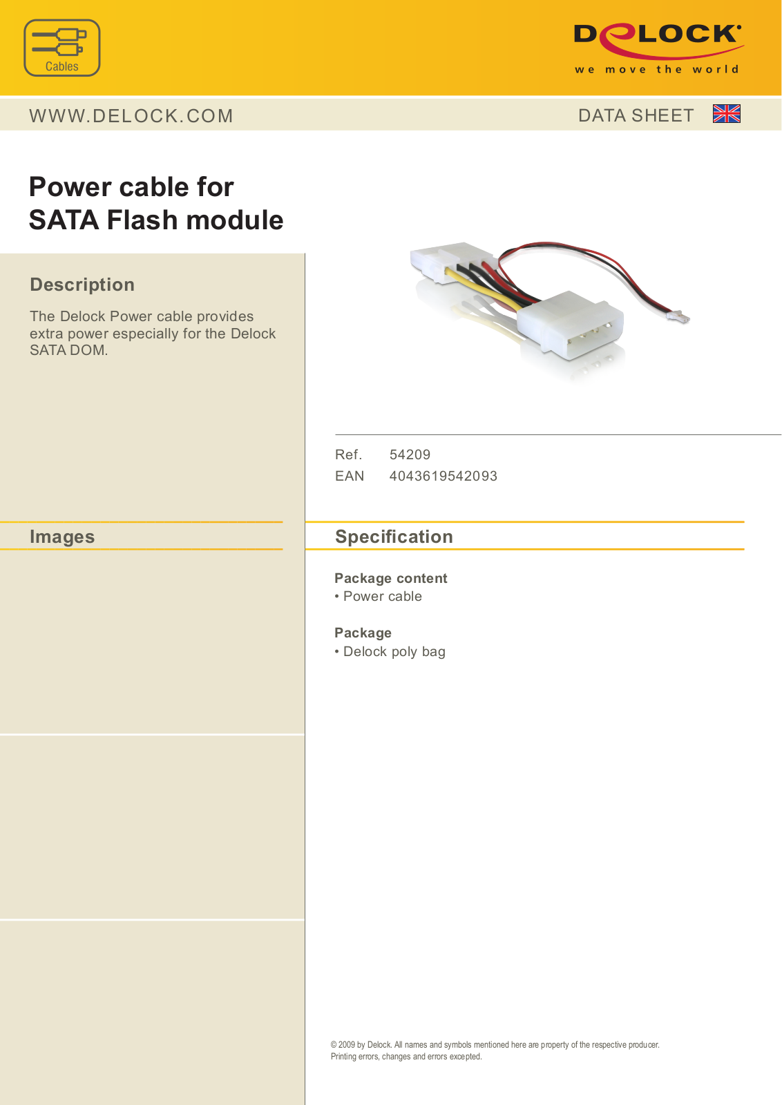 DeLOCK 54209 User Manual