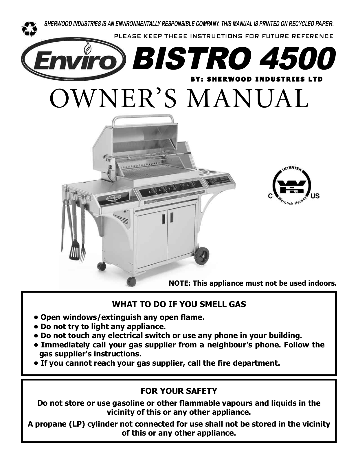 Enviro C-10124 User Manual